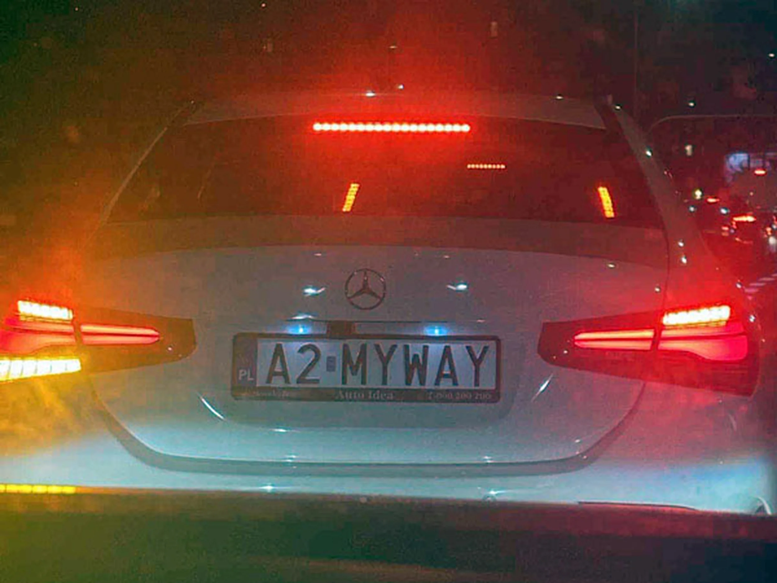 Fajny numer, blacha A2 MYWAY