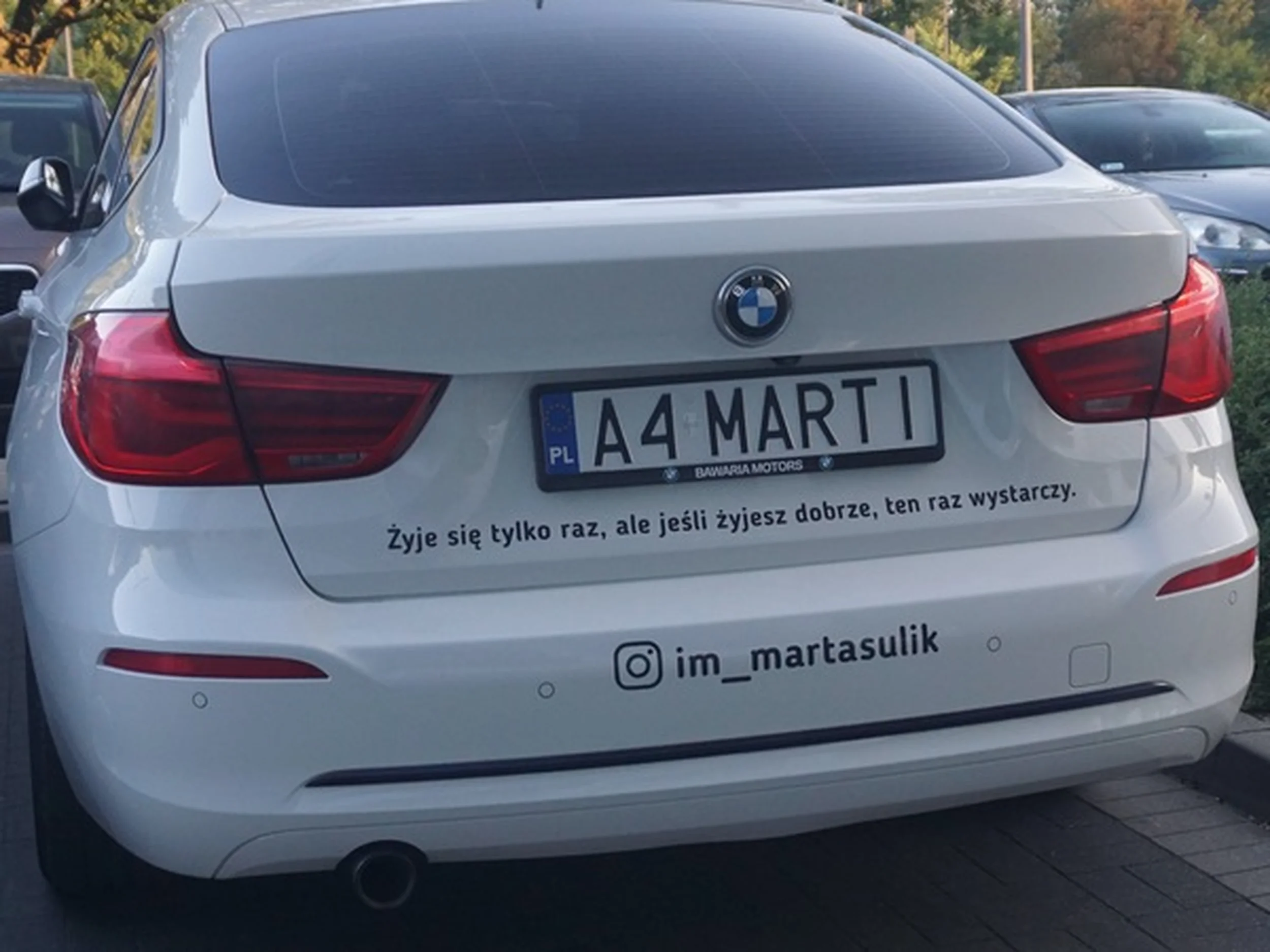 Fajny numer, blacha A4 MARTI