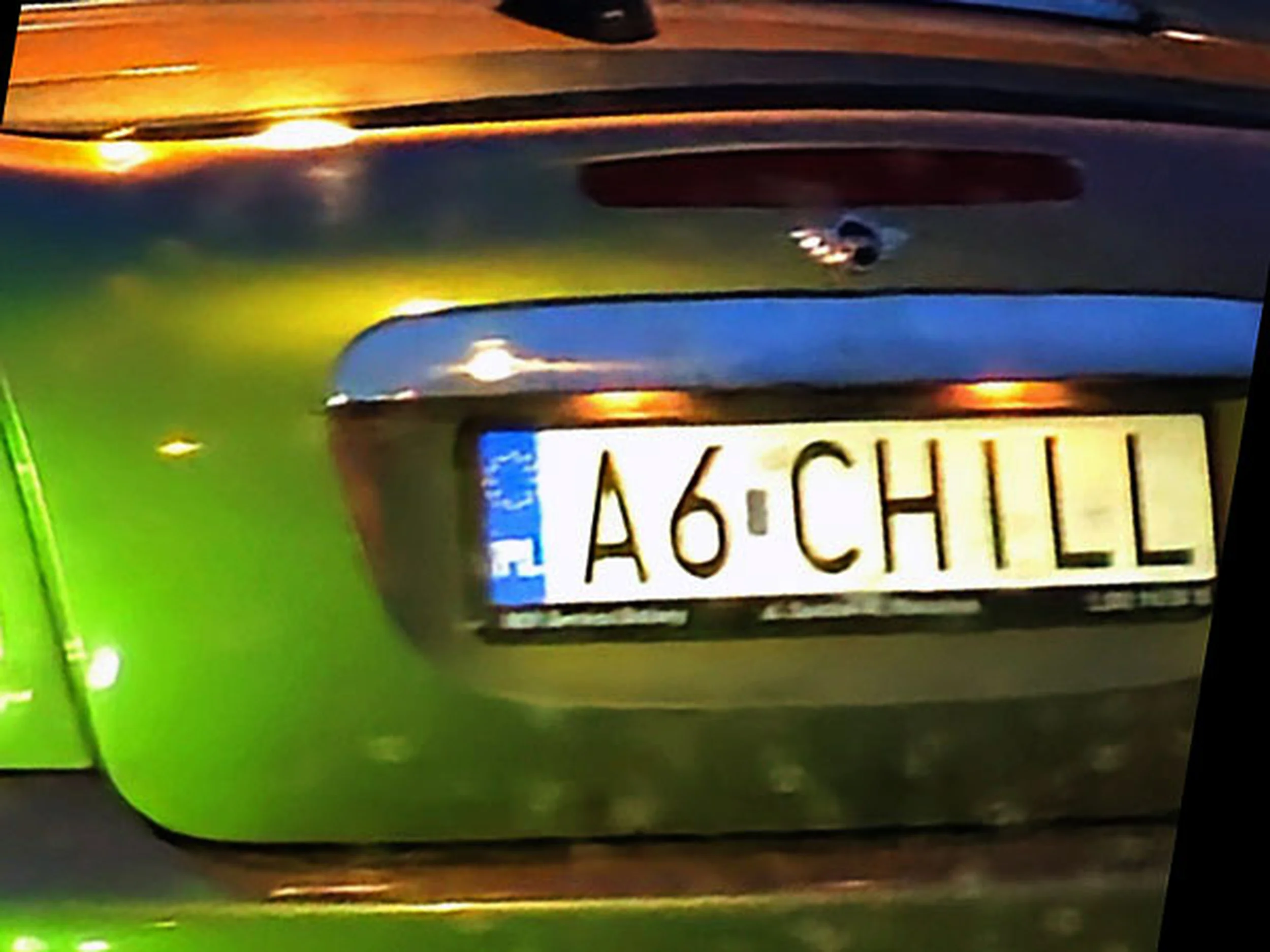 Fajny numer, blacha A6 CHILL