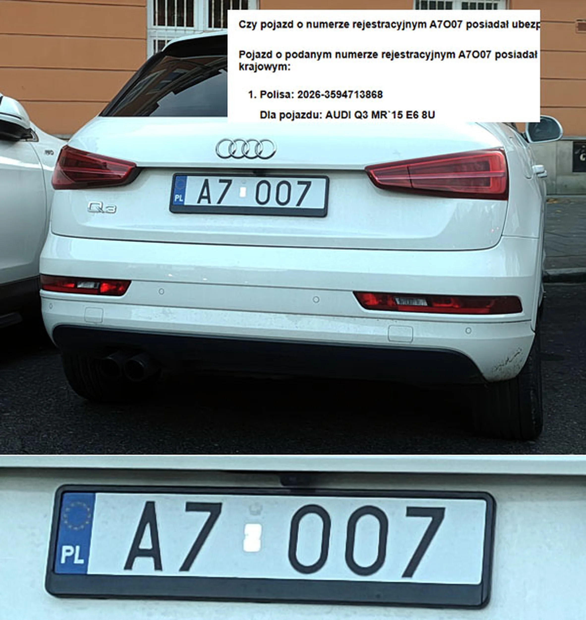 Fajny numer, blacha A7 O07