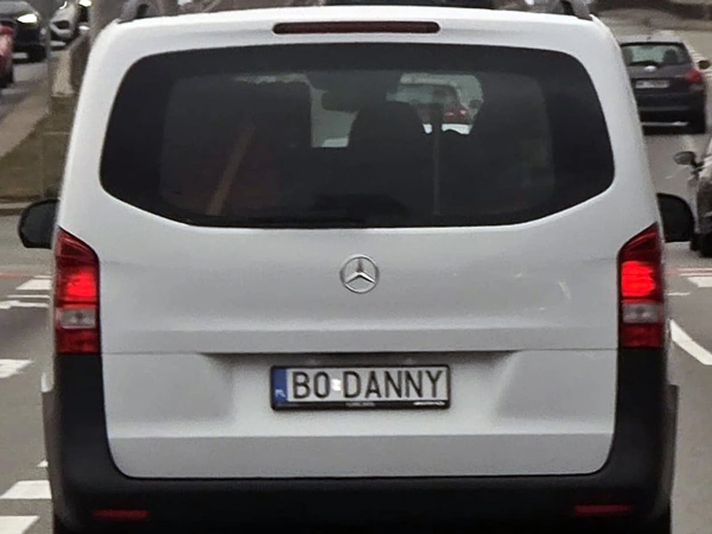 Fajny numer, blacha B0 DANNY