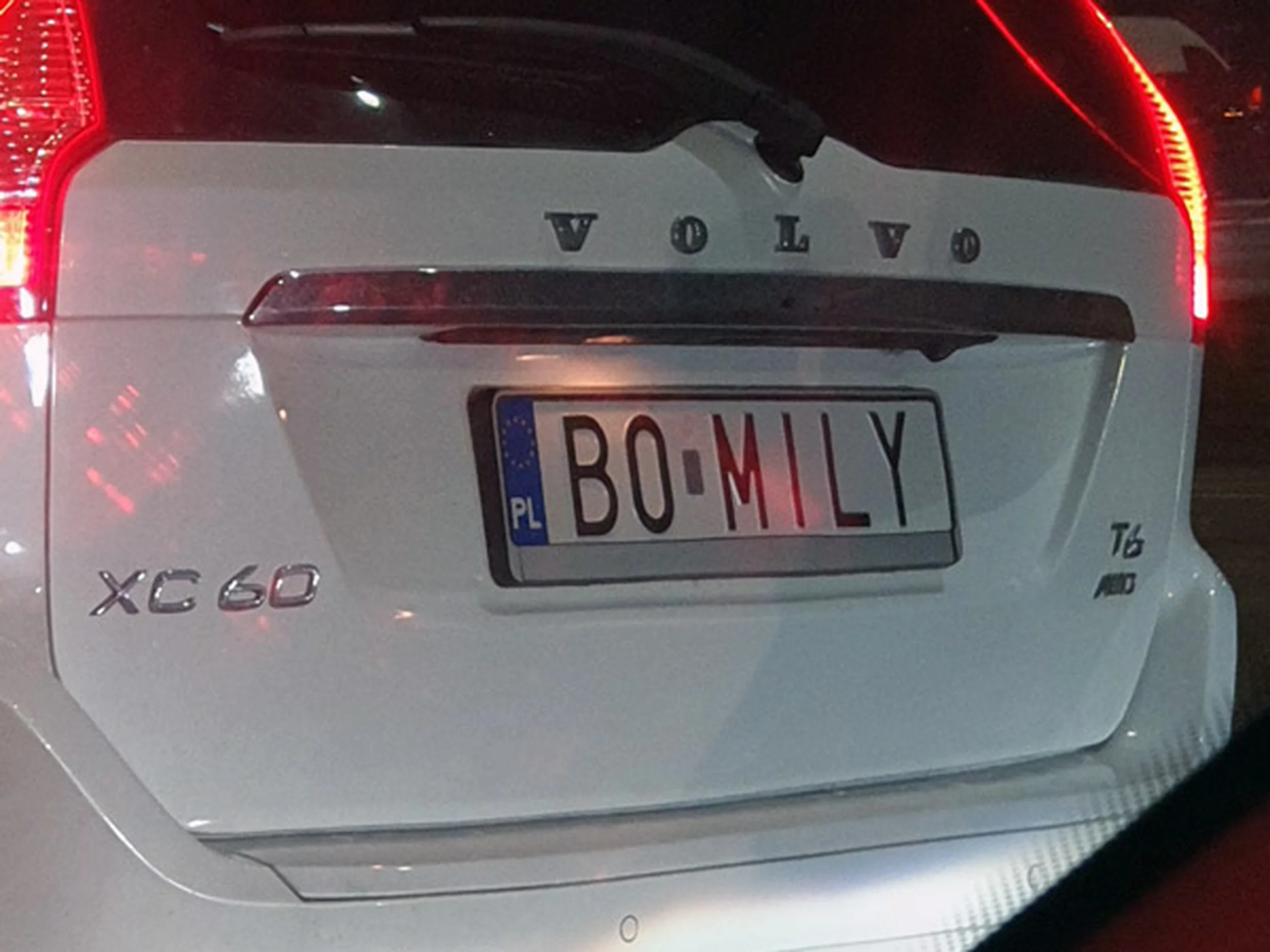 Fajny numer, blacha B0 MILY