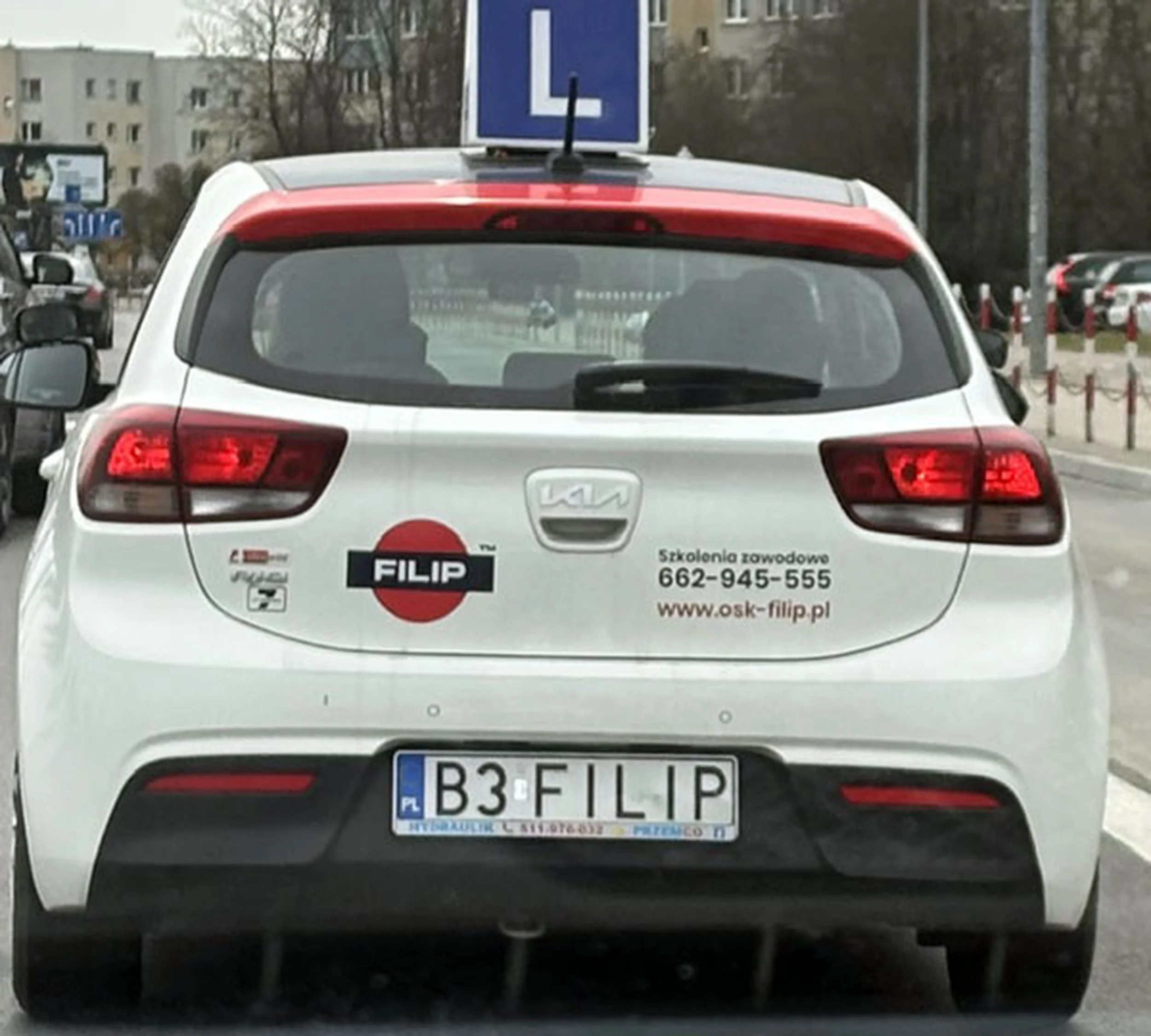 Fajny numer, blacha B3 FILIP