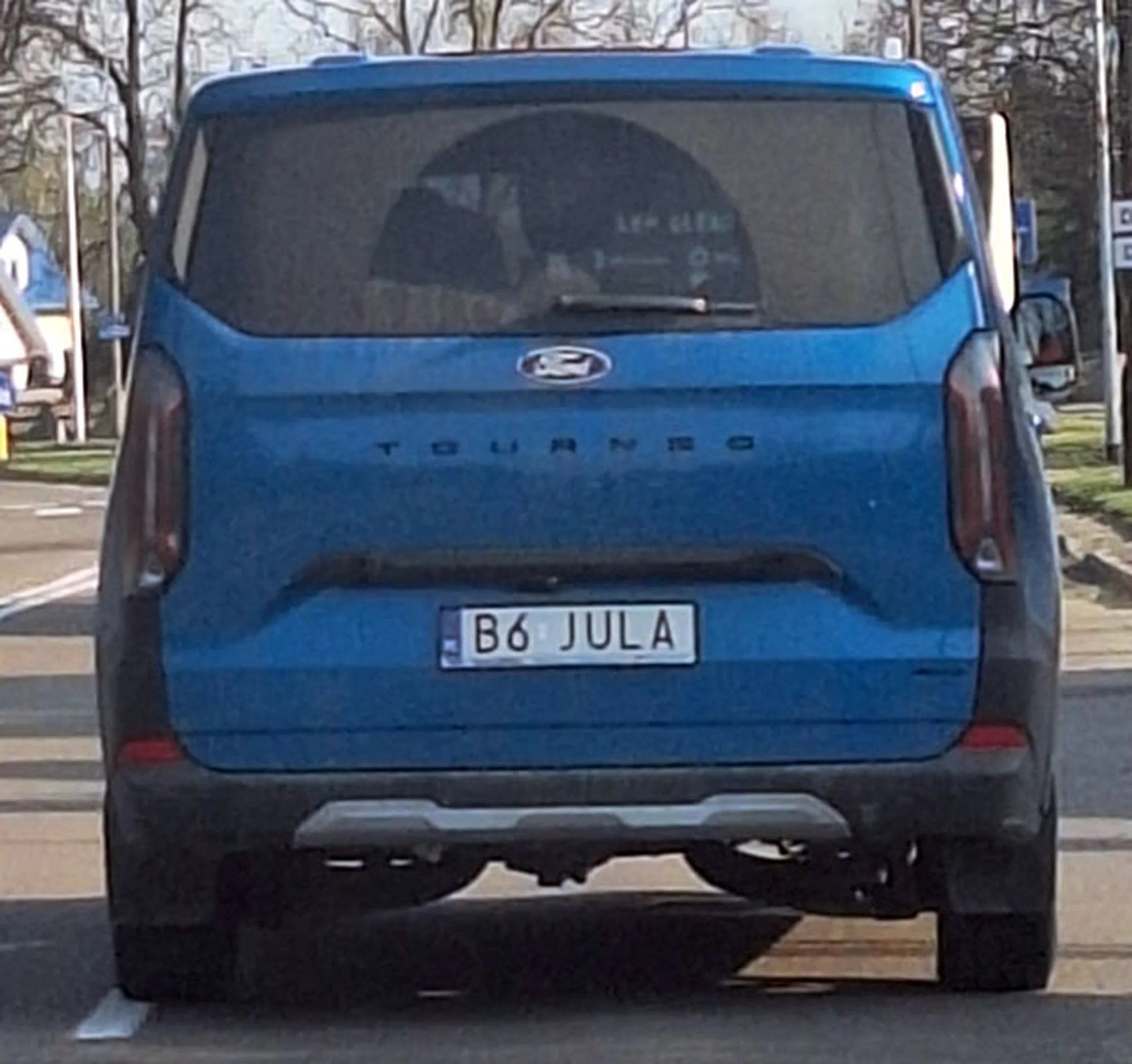 Fajny numer, blacha B6 JULA