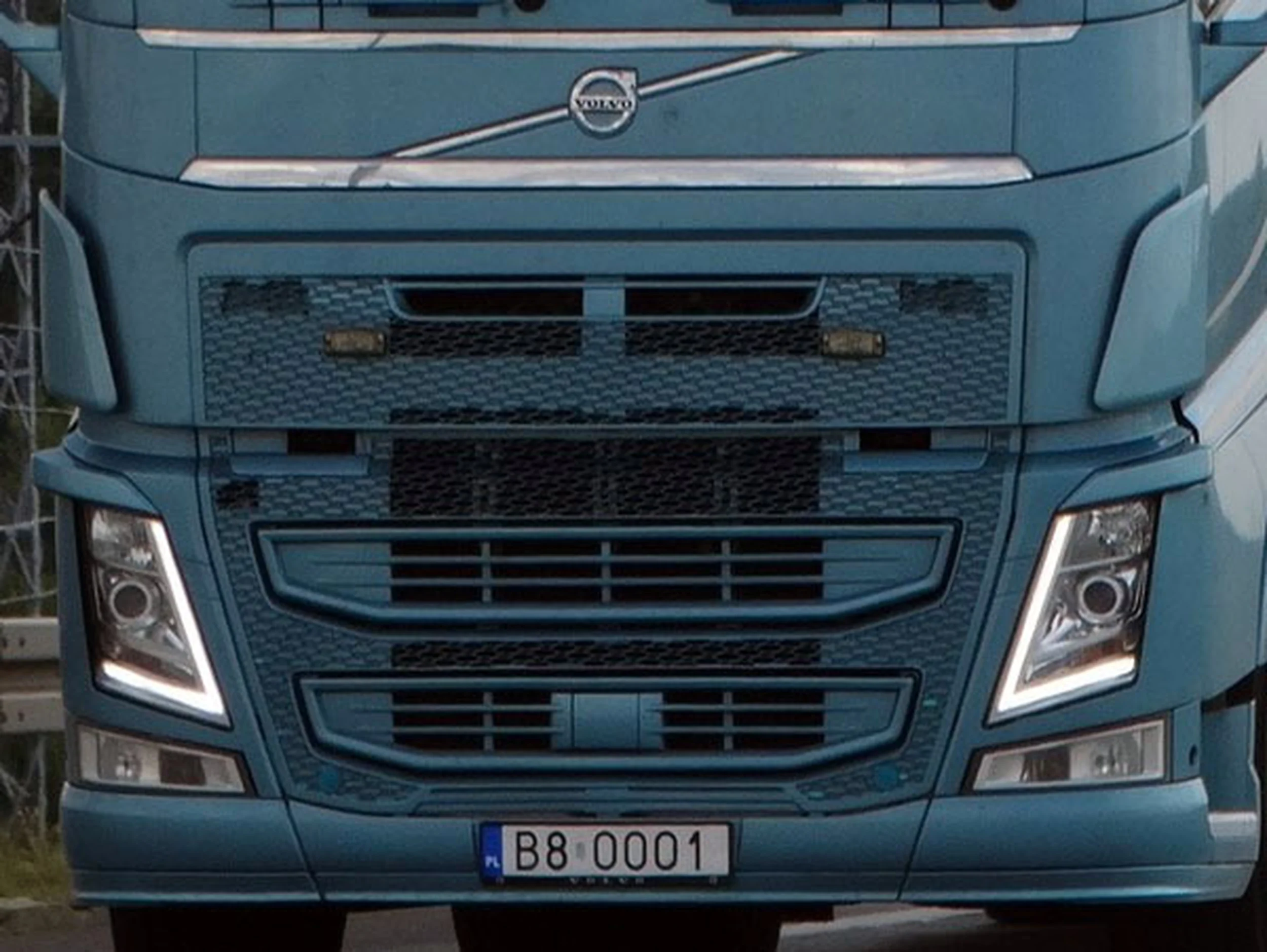 Fajny numer, blacha B8 OOO1