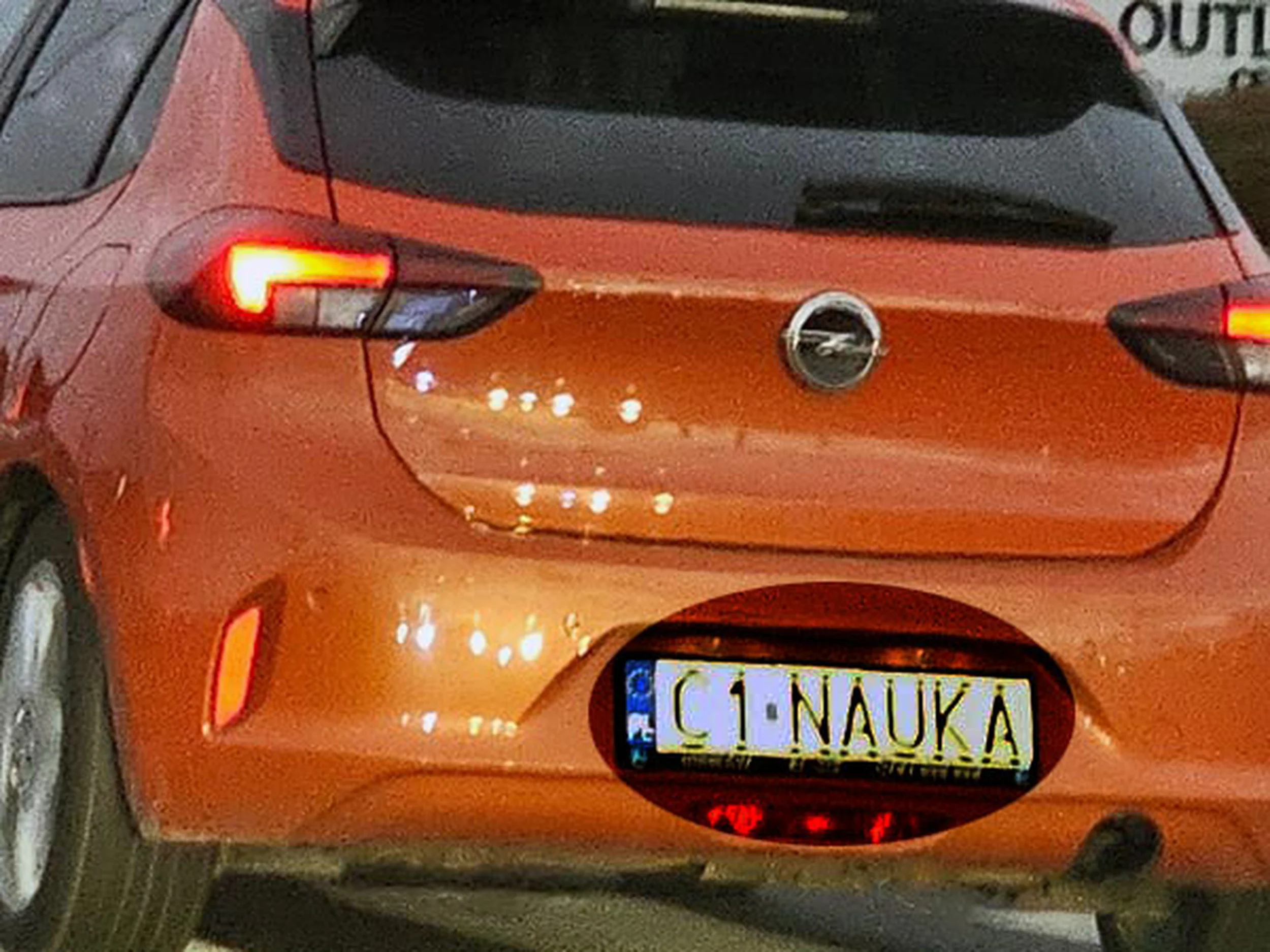 Fajny numer, blacha C1 NAUKA