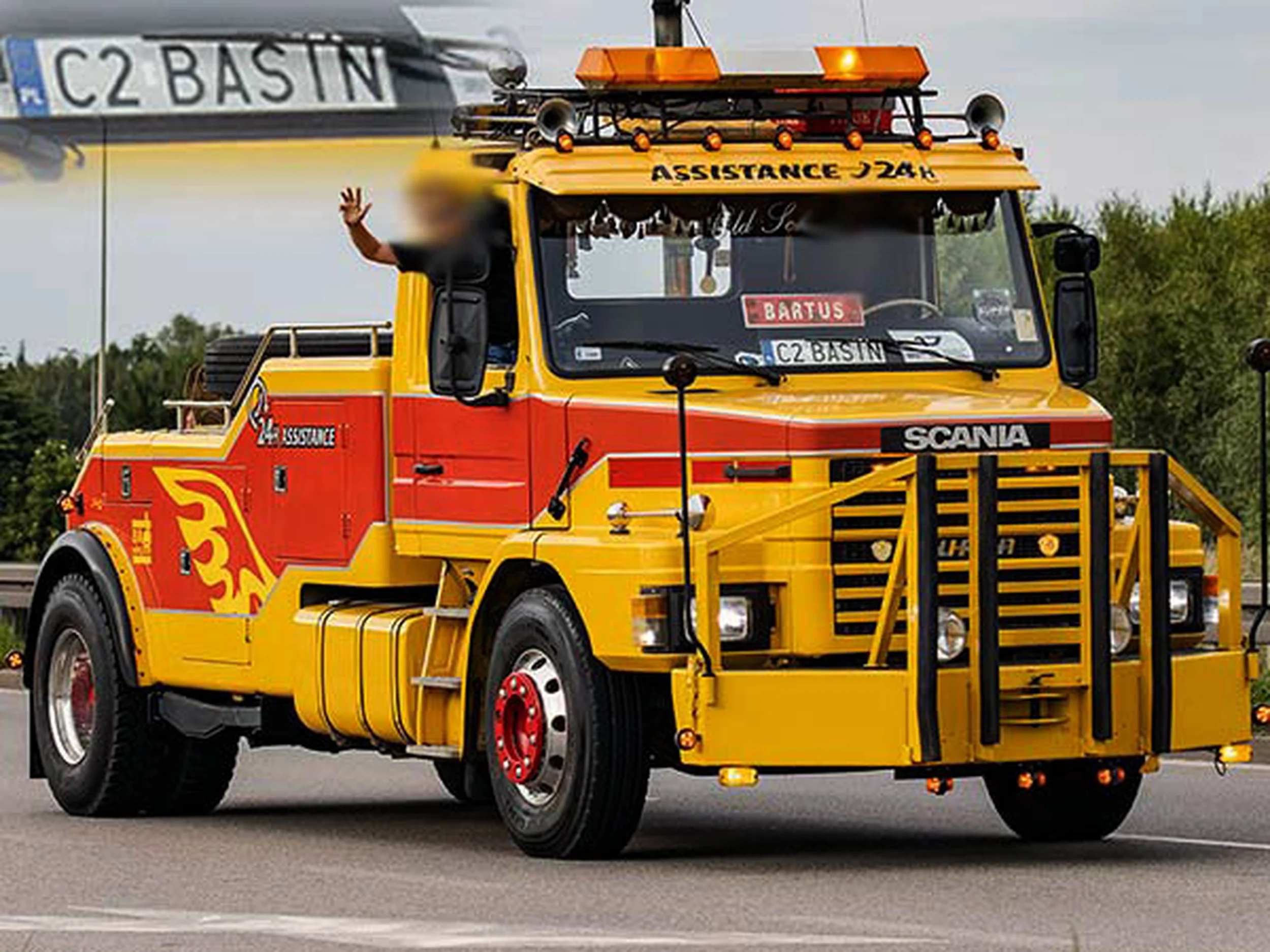 Fajny numer, blacha C2 BASIN