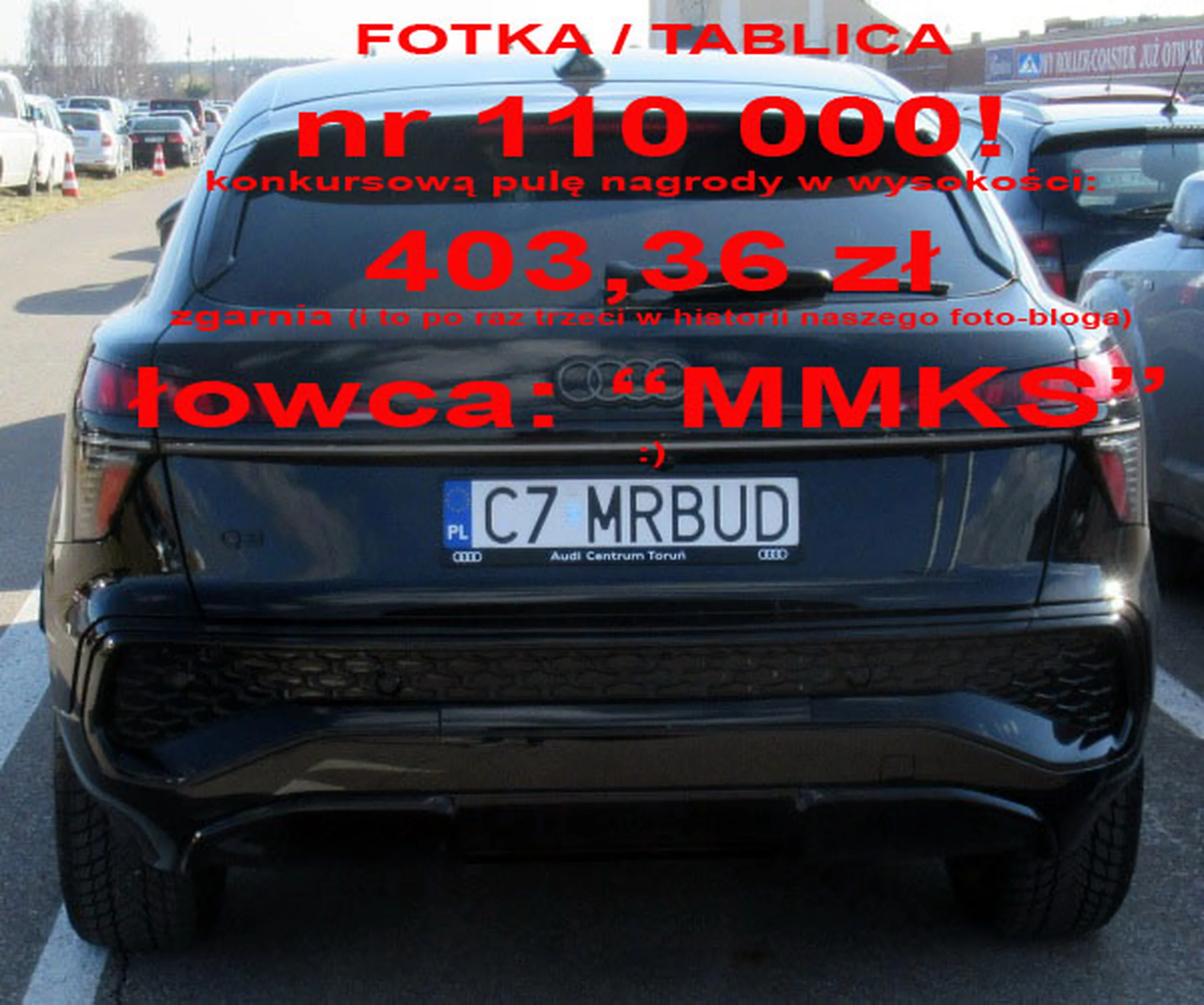 Fajny numer, blacha C7 MRBUD