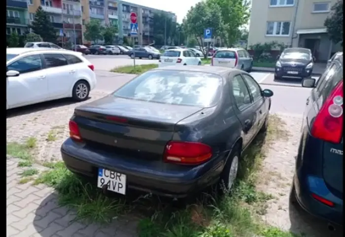 Porzucony Dodge w Niedrzwicy szkoda trzeba go zabrać i naprawić 2 lata stoi bo zarósł chyba on jest porzucony a nie