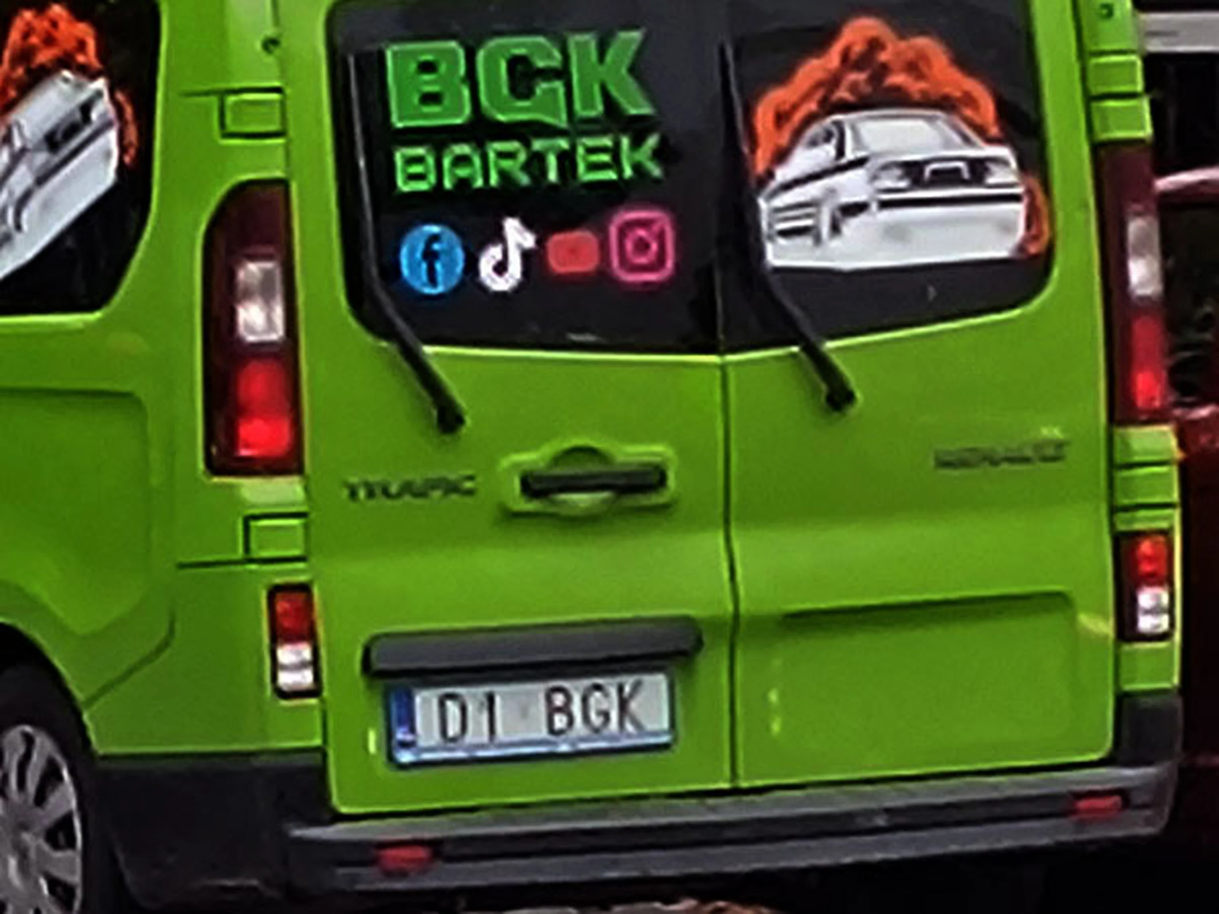 Fajny numer, blacha D1 BGK