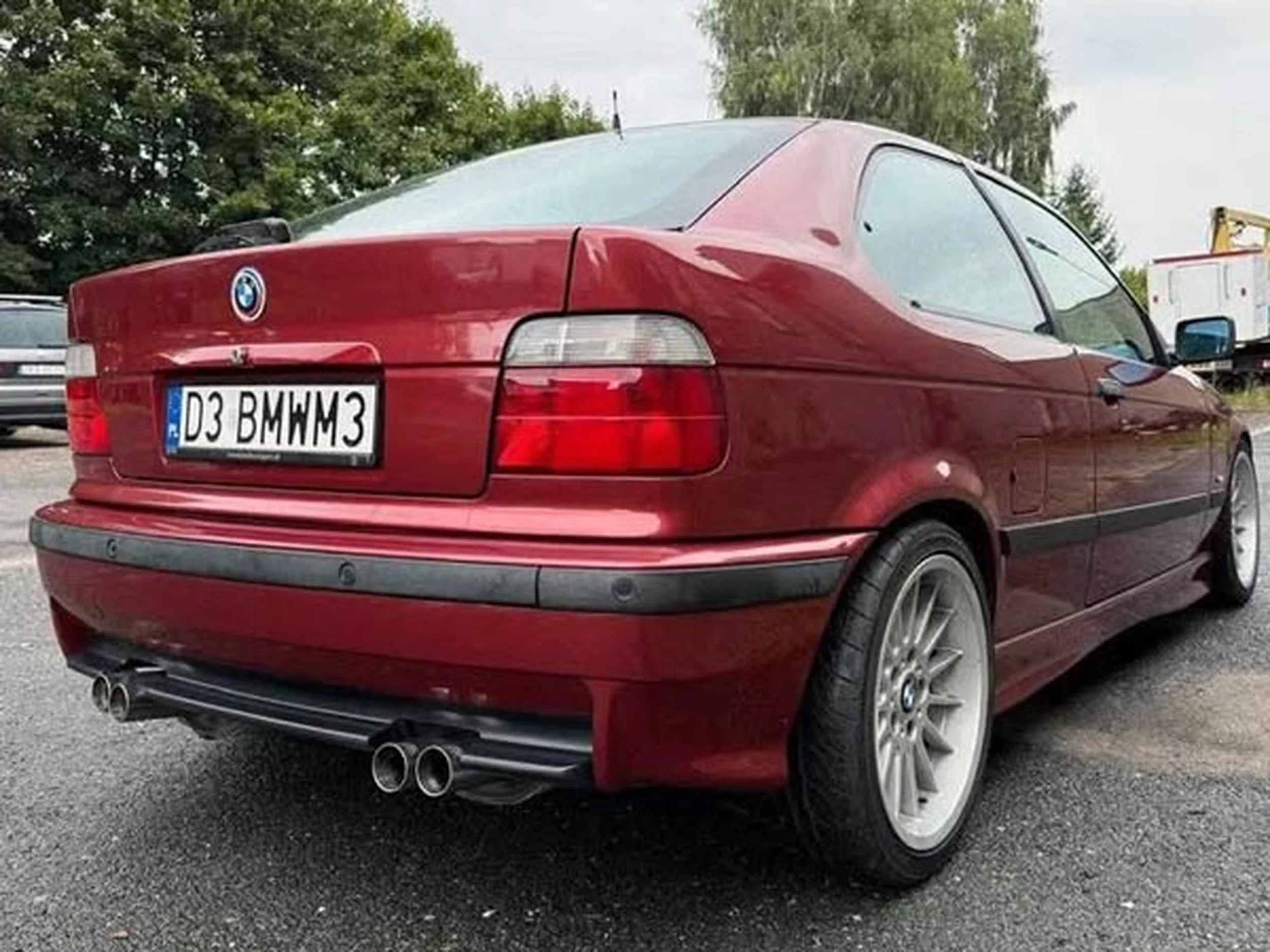 Fajny numer, blacha D3 BMWM3