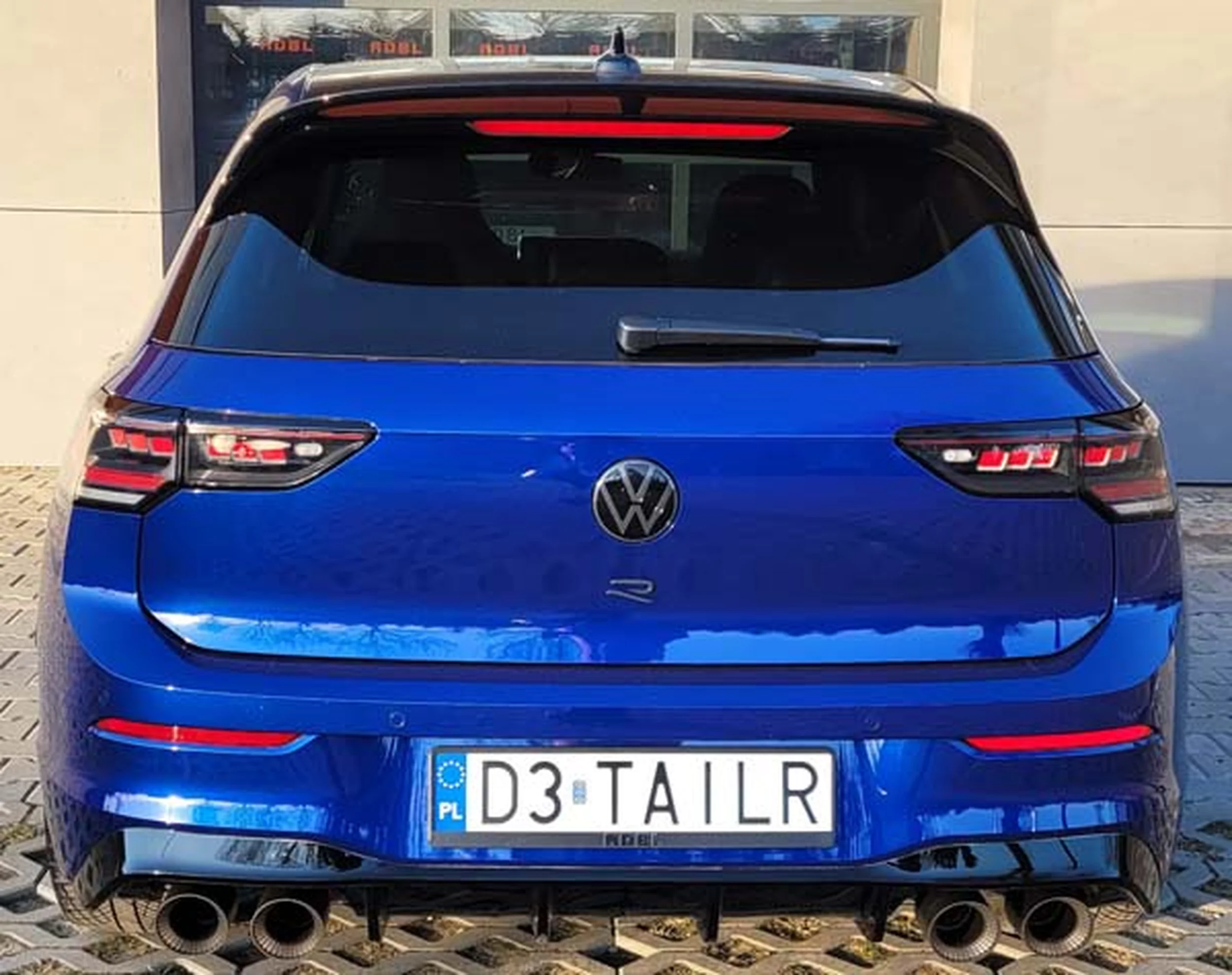 Fajny numer, blacha D3 TAILR