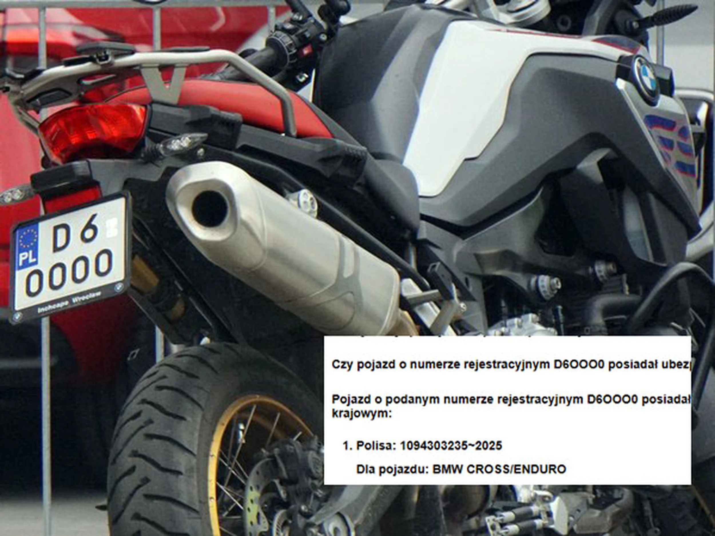 Fajny numer, blacha D6 OOO0