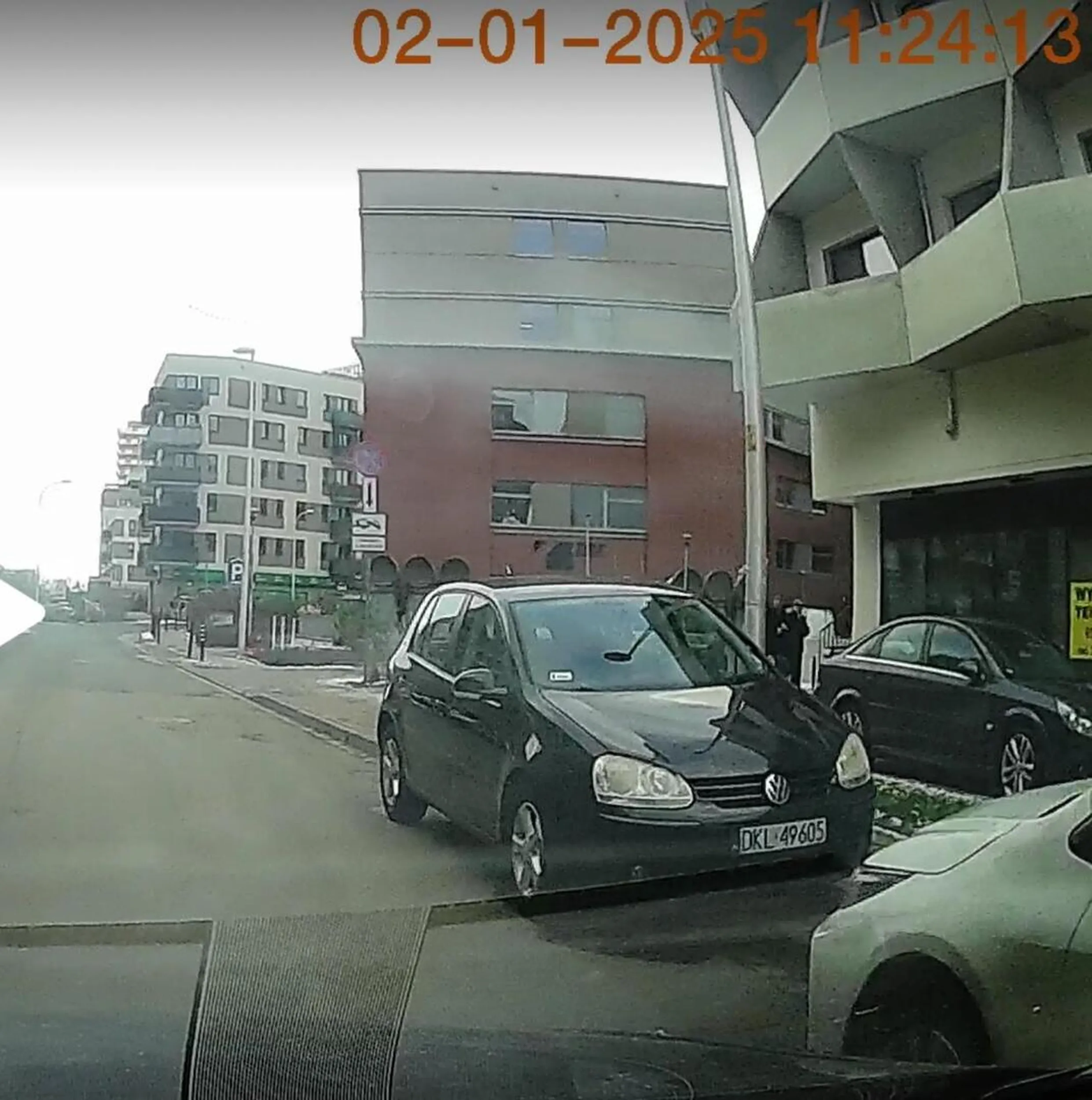 Następny na zakazie.  Wro. Słonimskiego. 02.01.2026 (błąd kamery)