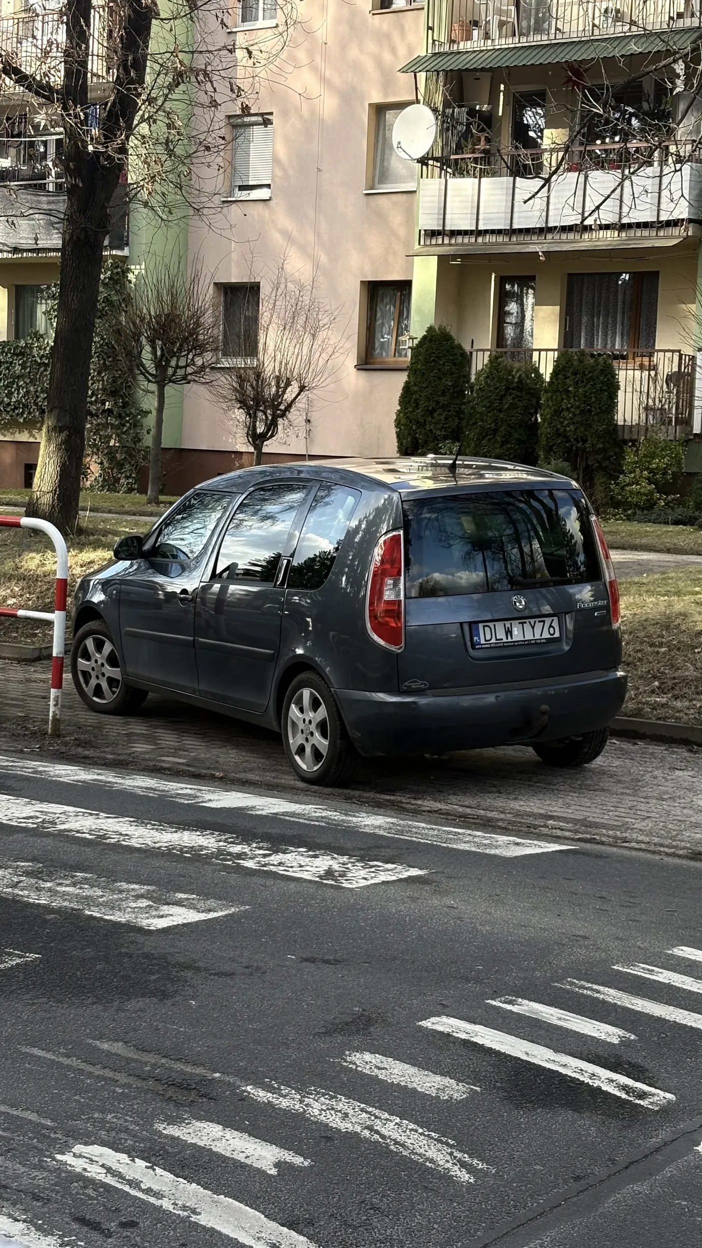 chyba pani pomylila miejsca parkingowe