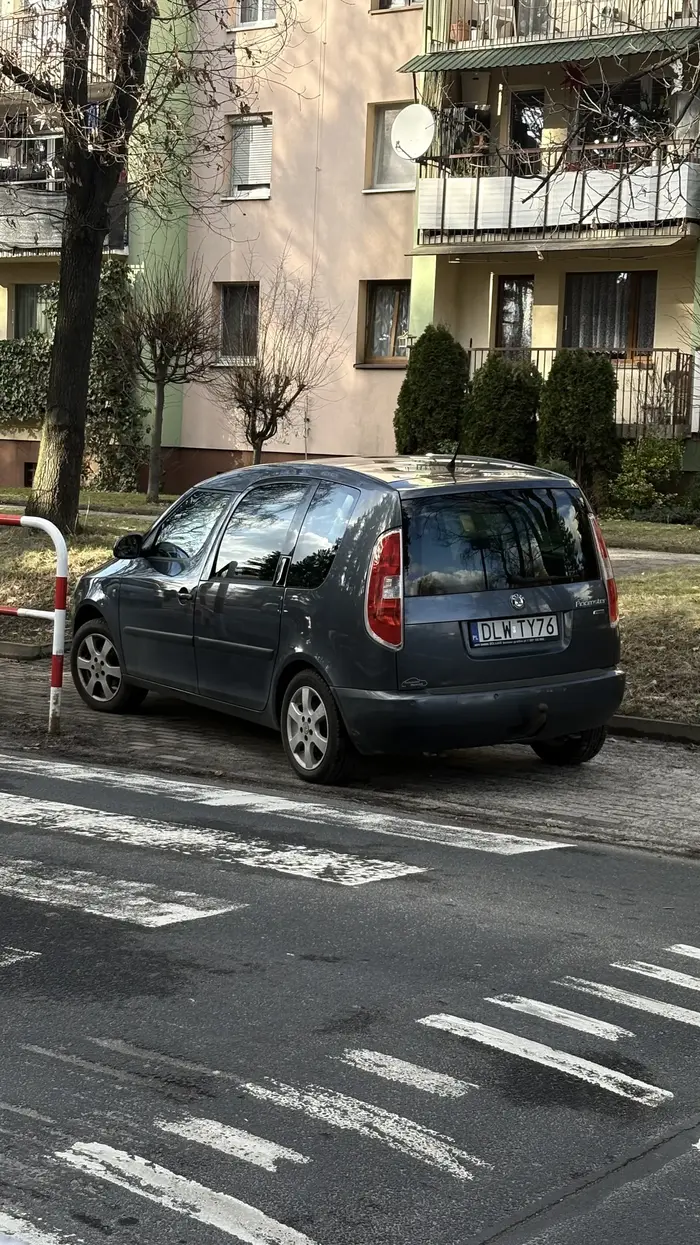 chyba pani pomylila miejsca parkingowe