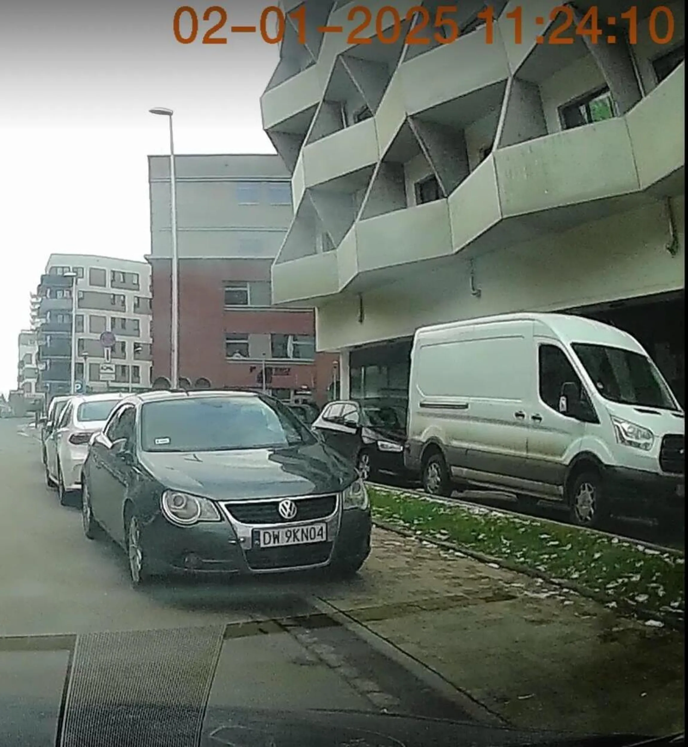 Następny na zakazie.  Wro. Słonimskiego. 02.01.2026 (błąd kamery)