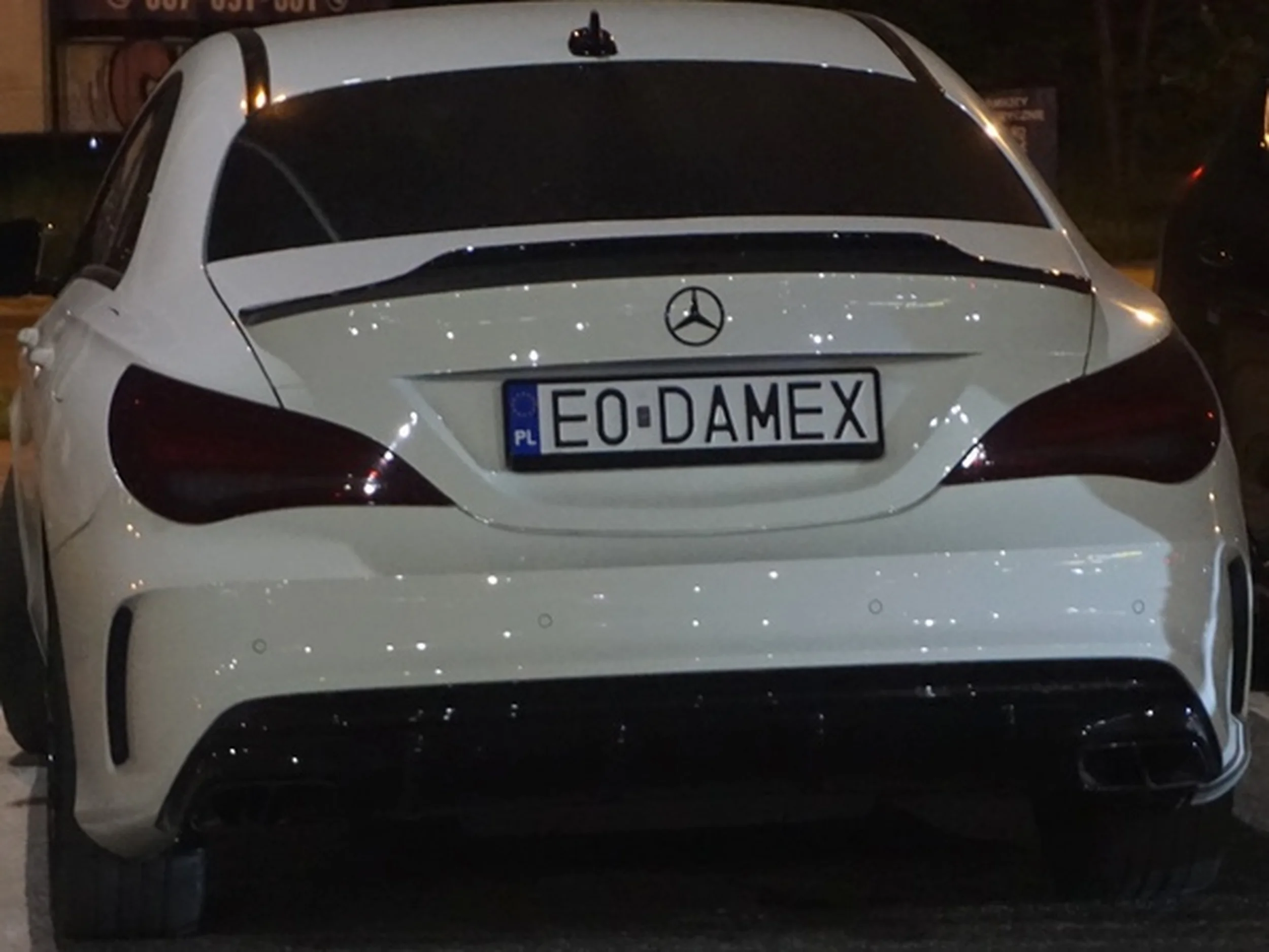 Fajny numer, blacha E0 DAMEX