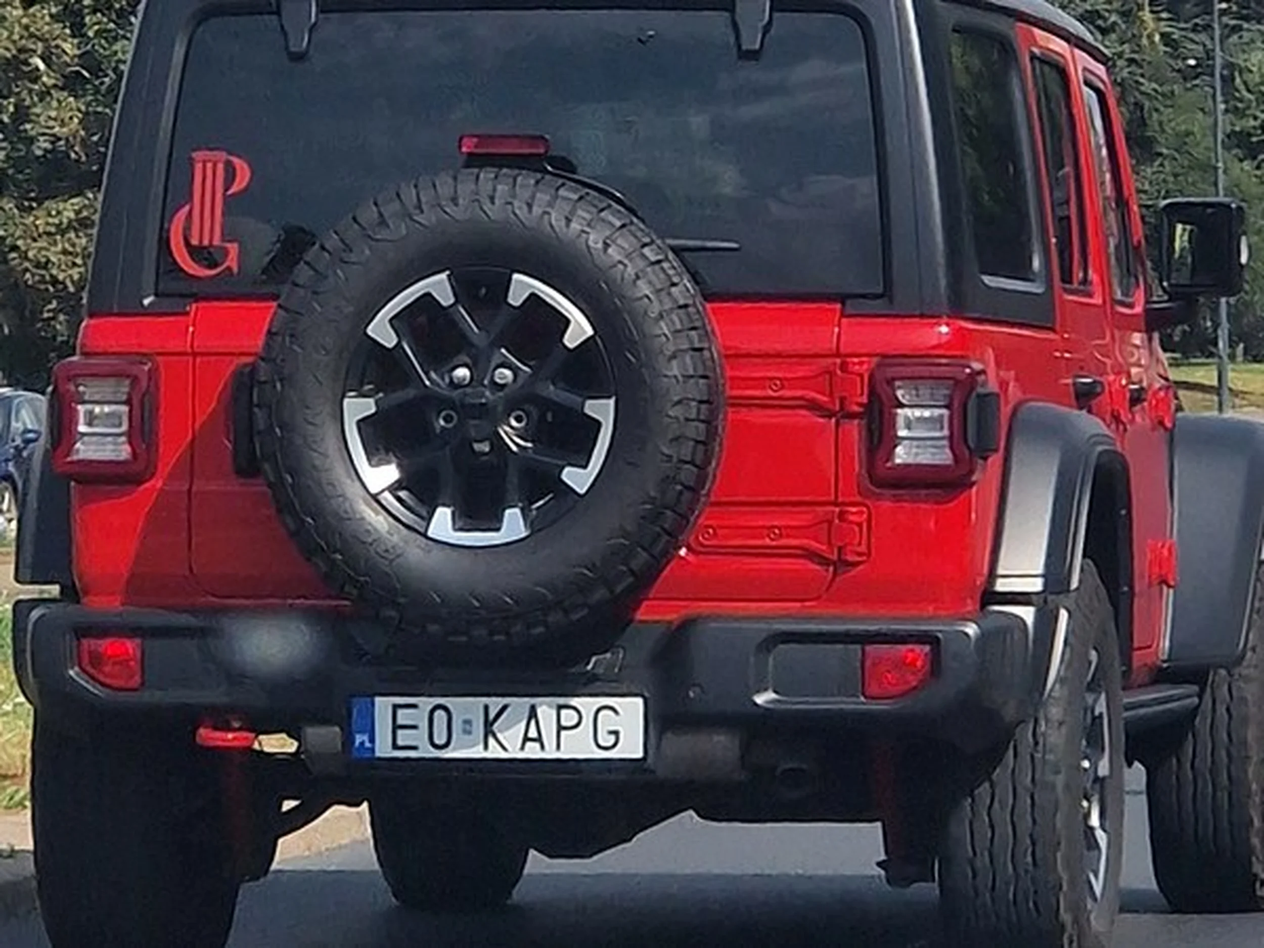 Fajny numer, blacha E0 KAPG