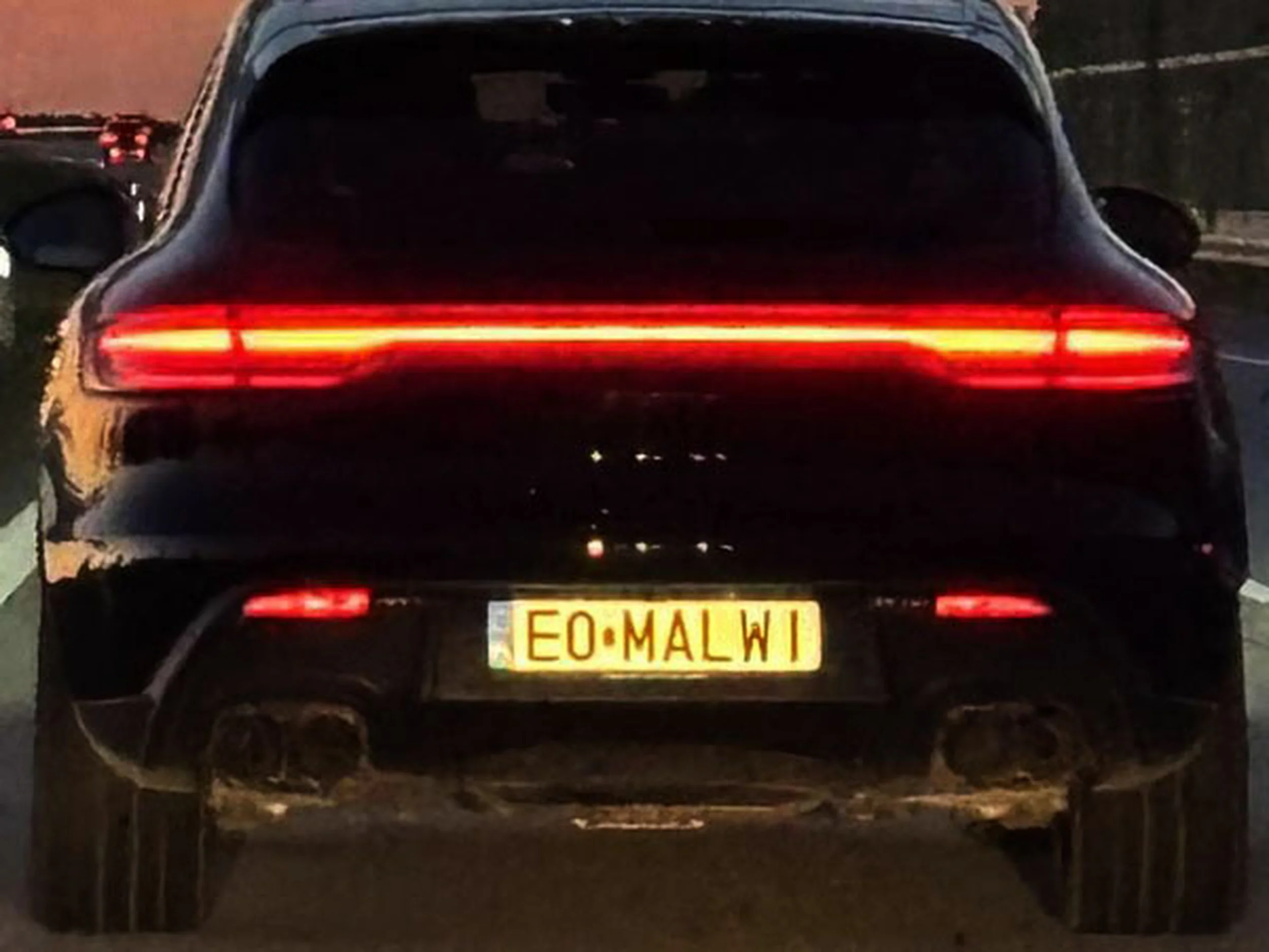 Fajny numer, blacha E0 MALWI