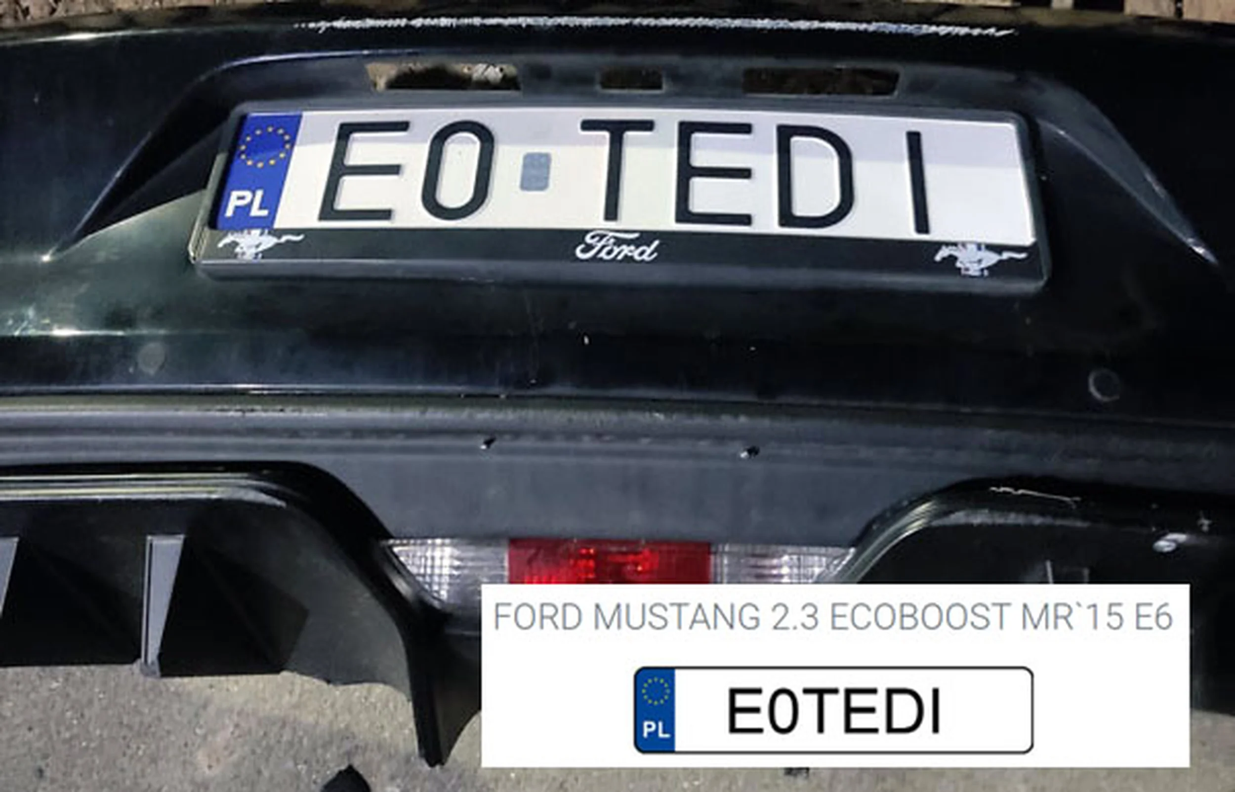 Fajny numer, blacha E0 TEDI