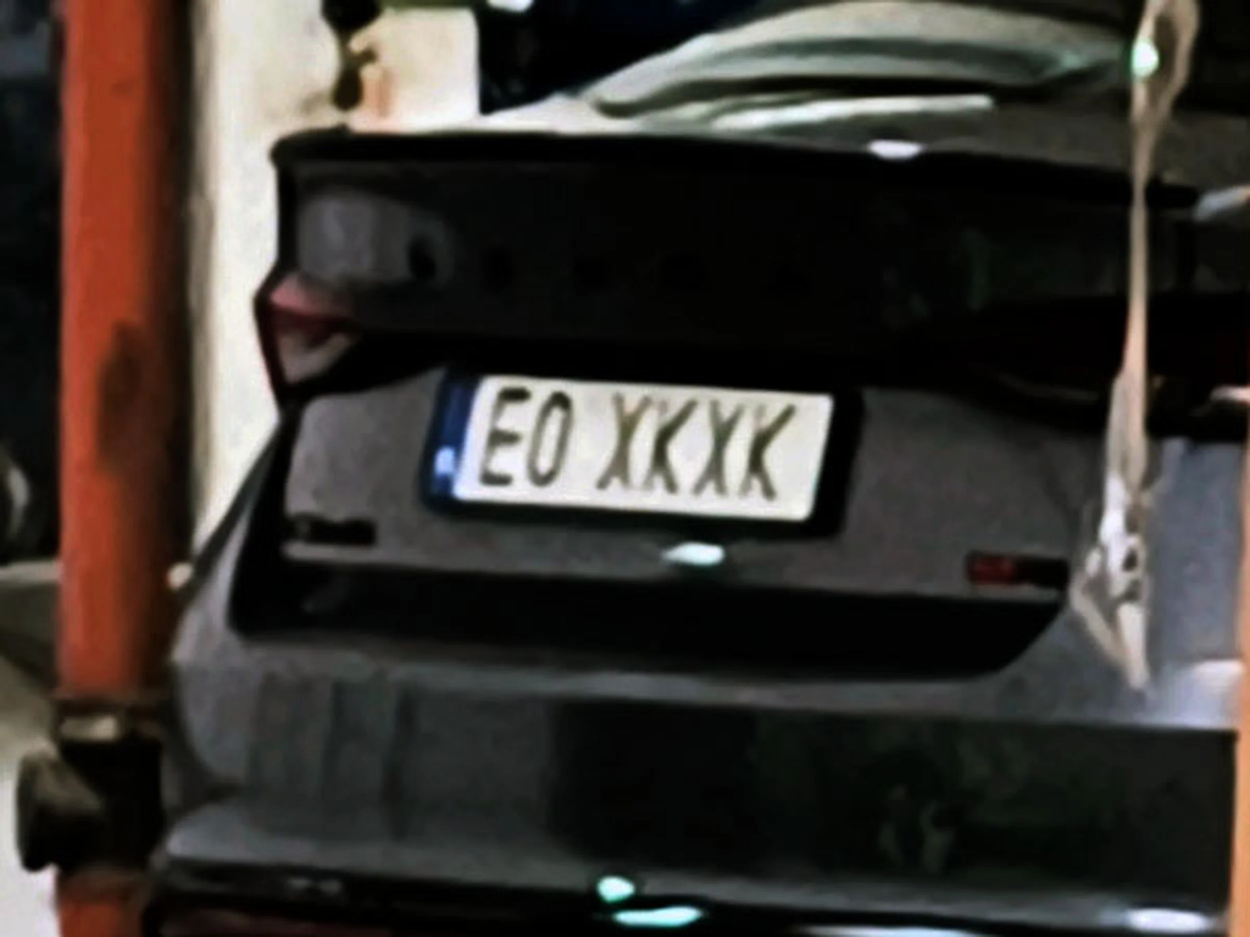 Fajny numer, blacha E0 XKXK