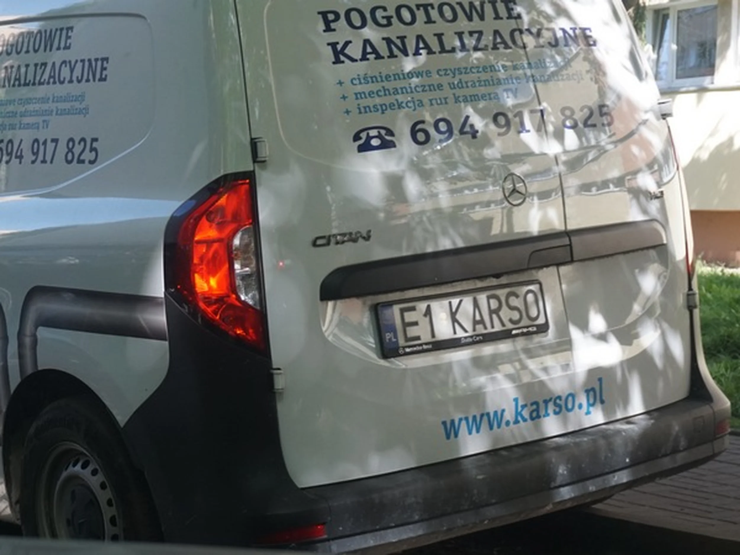 Fajny numer, blacha E1 KARSO