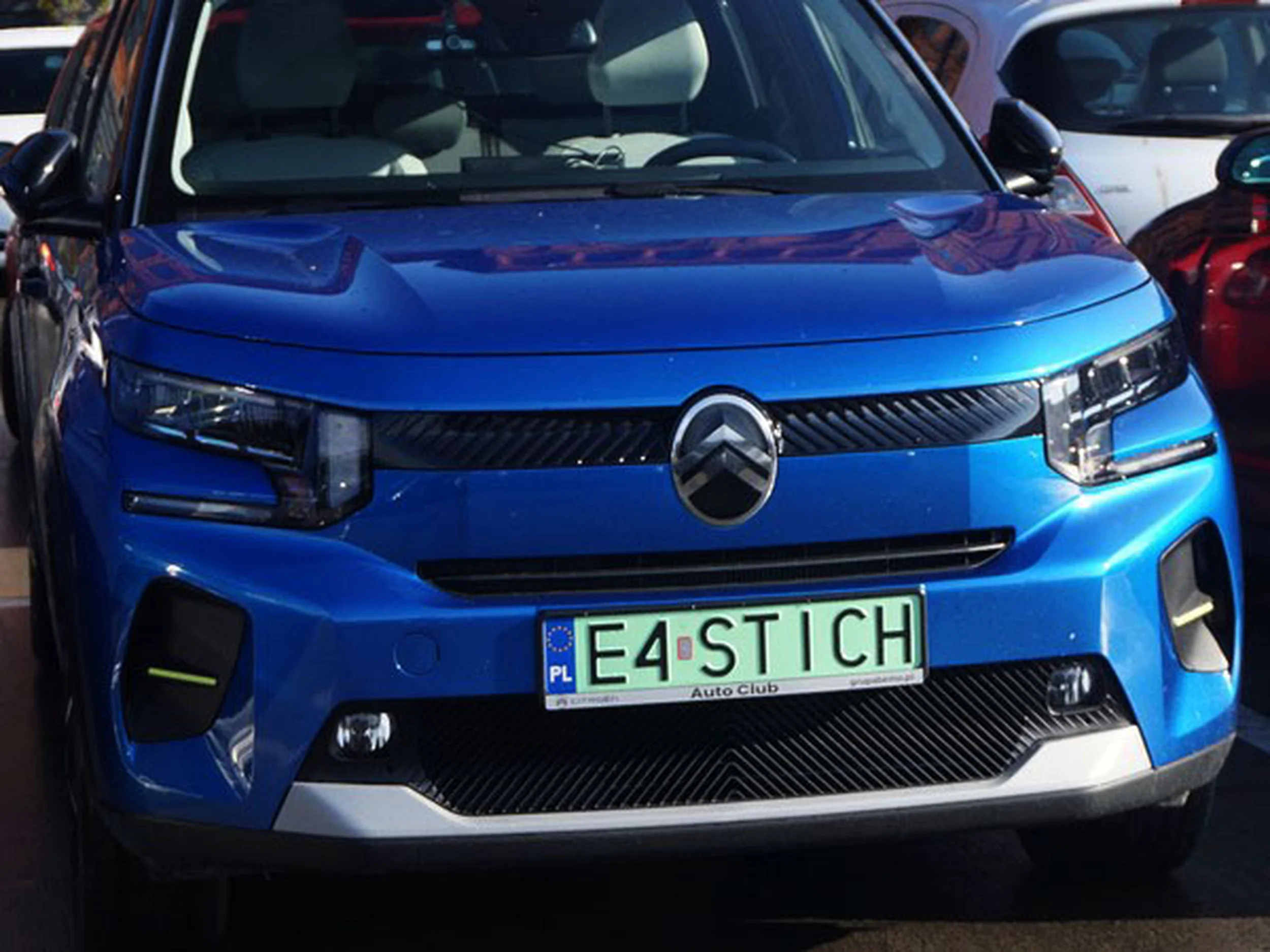 Fajny numer, blacha E4 STICH