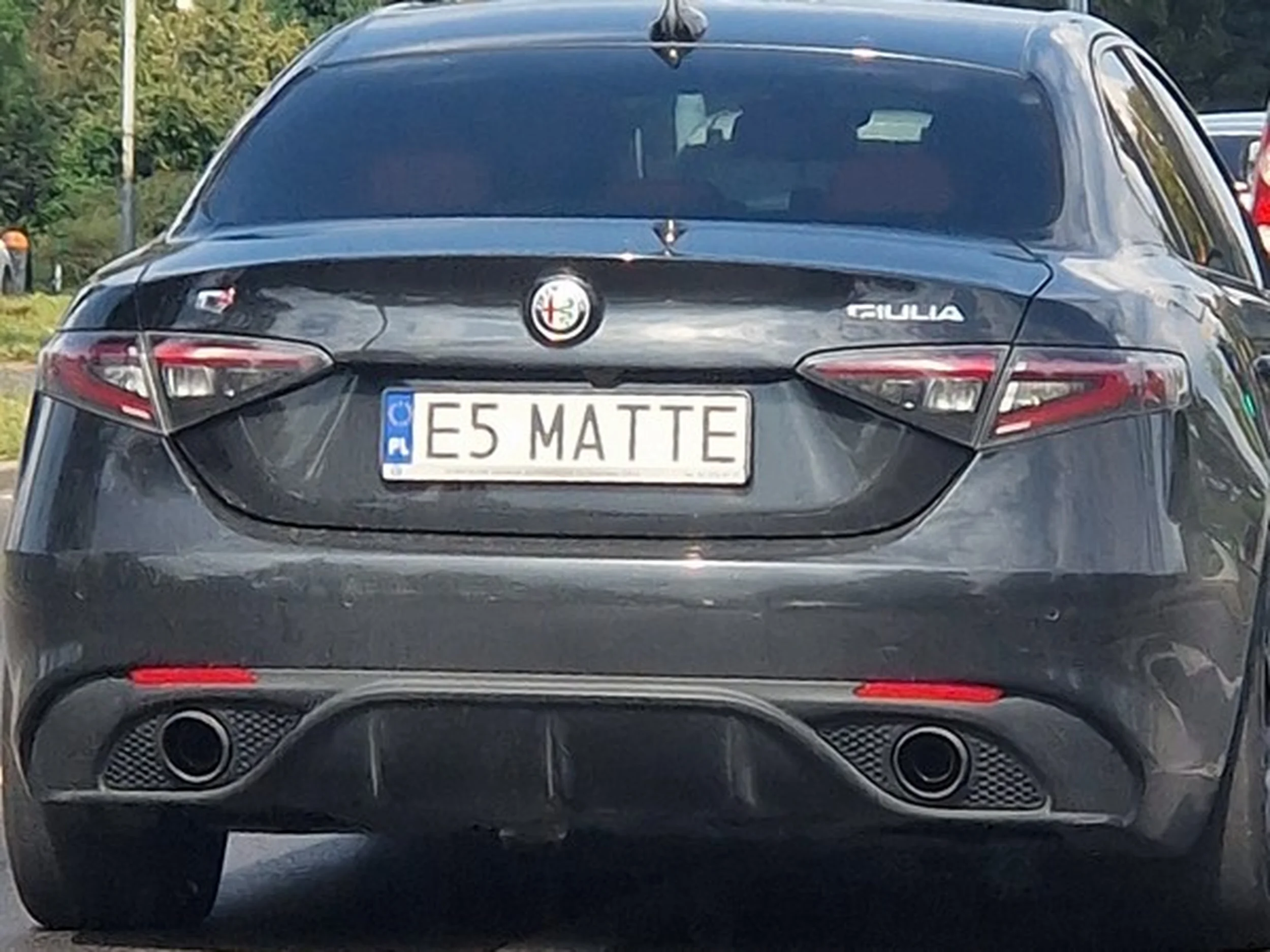 Fajny numer, blacha E5 MATTE