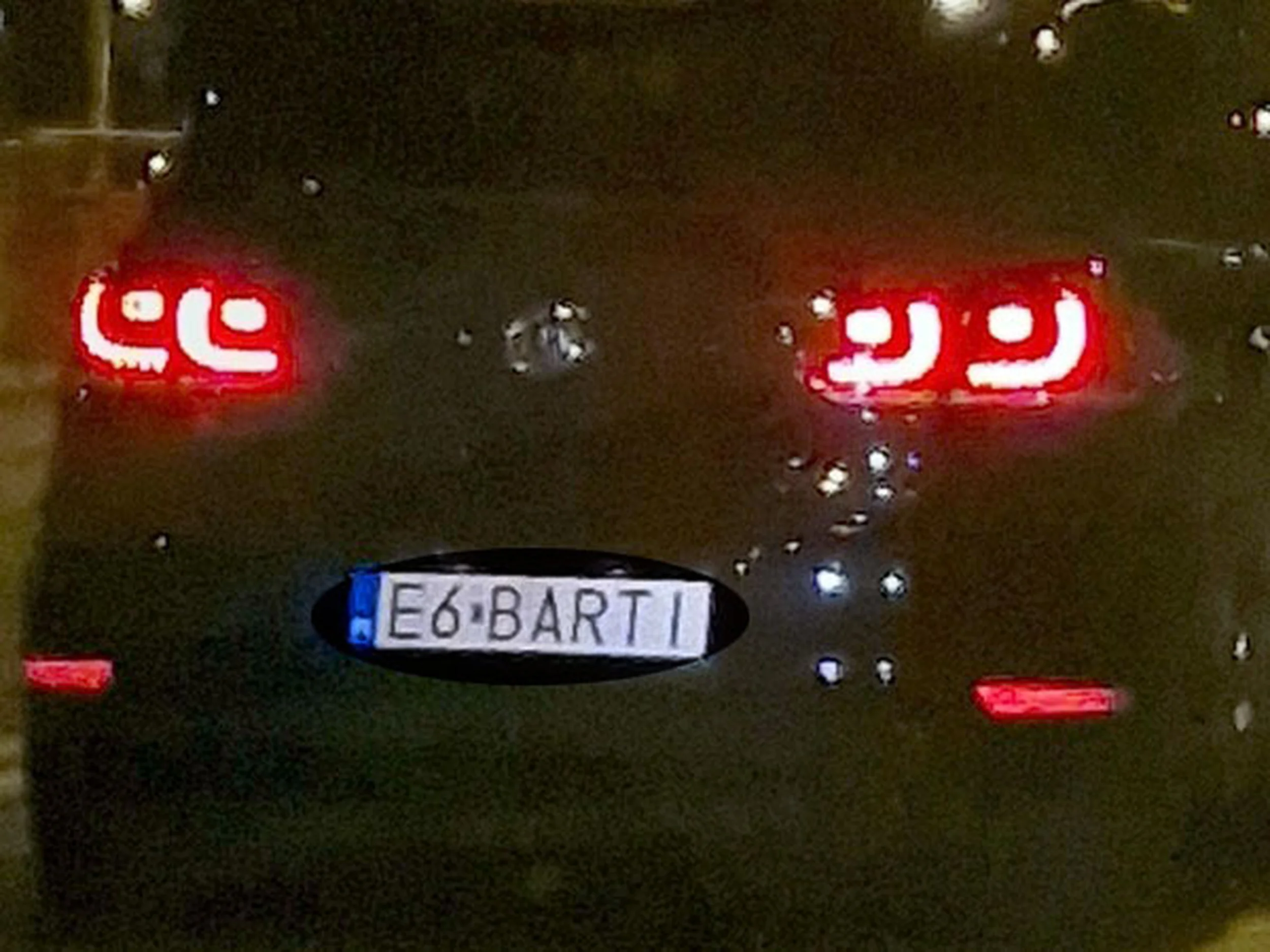 Fajny numer, blacha E6 BARTI