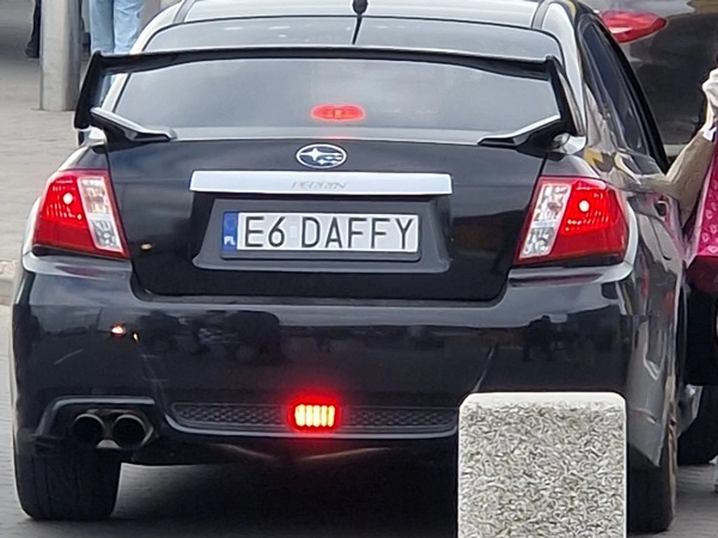 Fajny numer, blacha E6 DAFFY