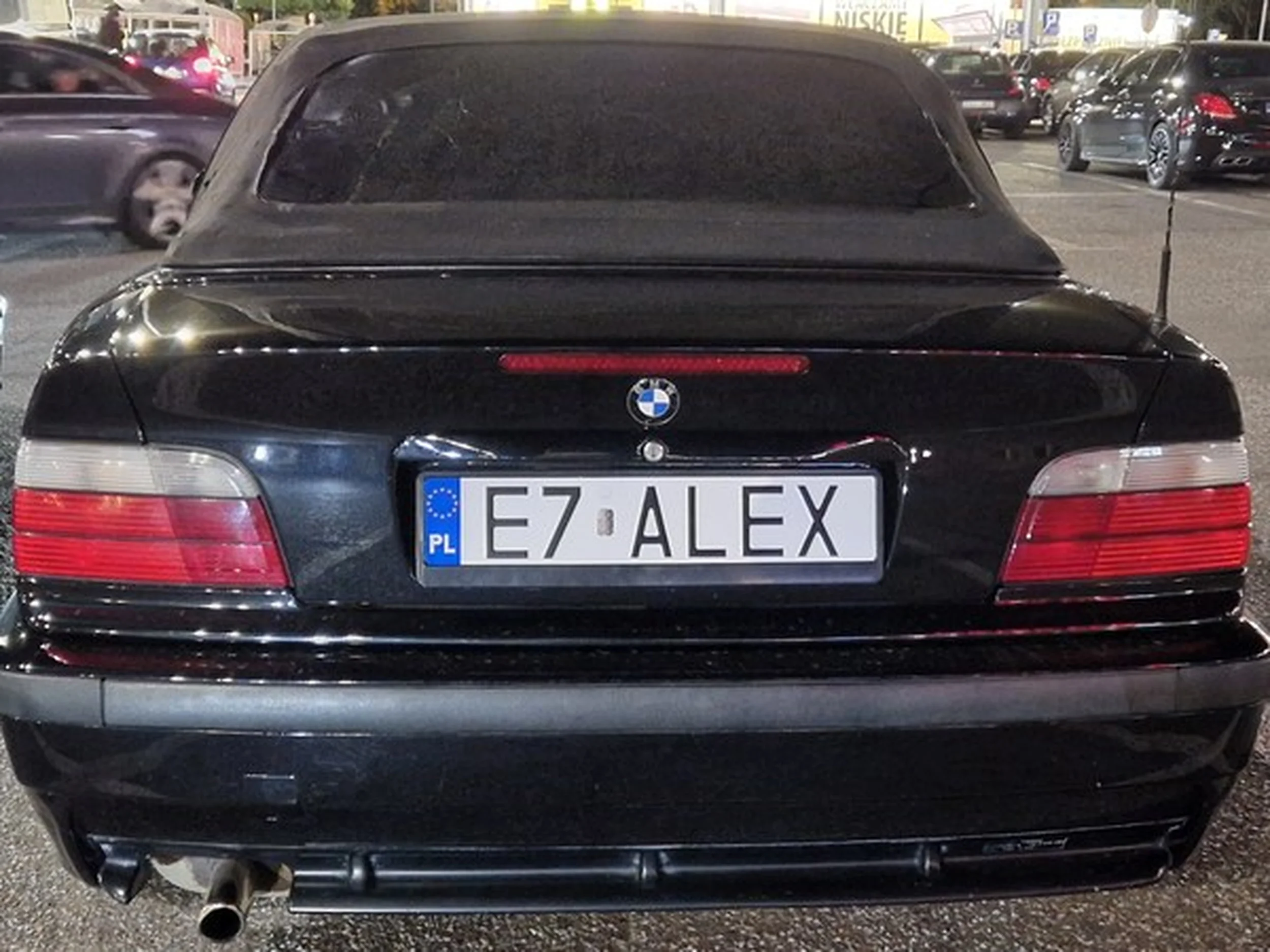 Fajny numer, blacha E7 ALEX