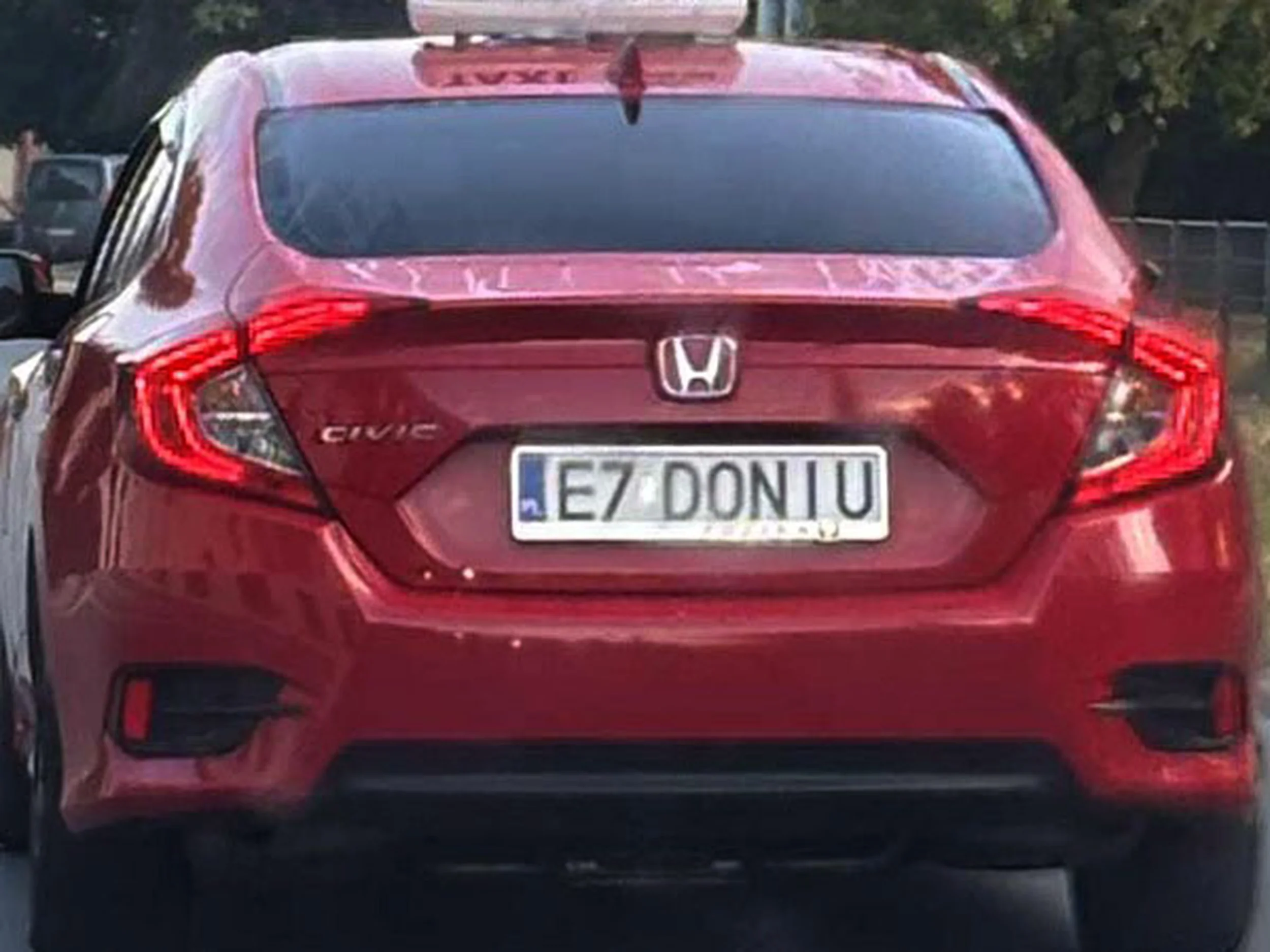 Fajny numer, blacha E7 DONIU