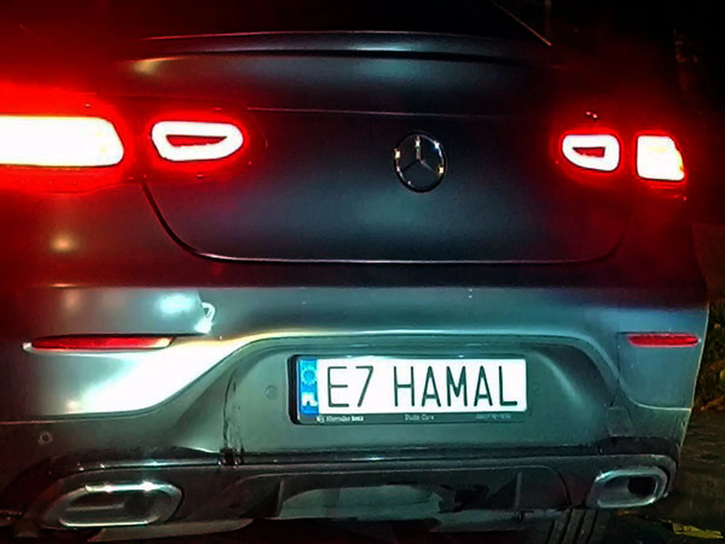 Fajny numer, blacha E7 HAMAL