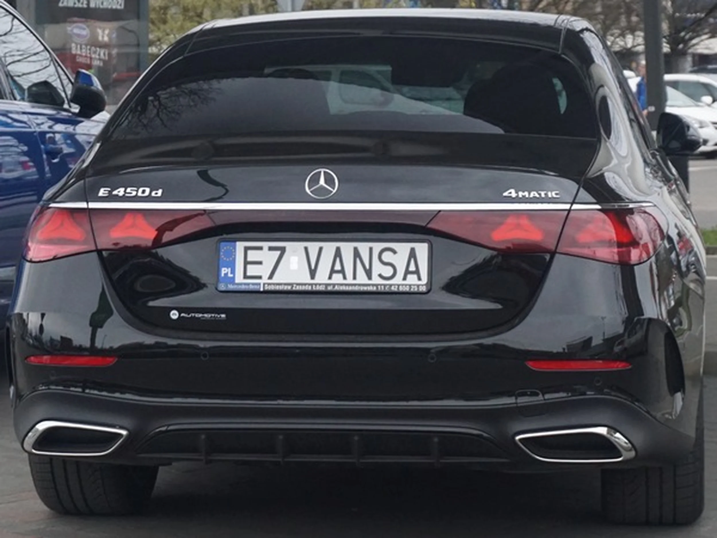 Fajny numer, blacha E7 VANSA