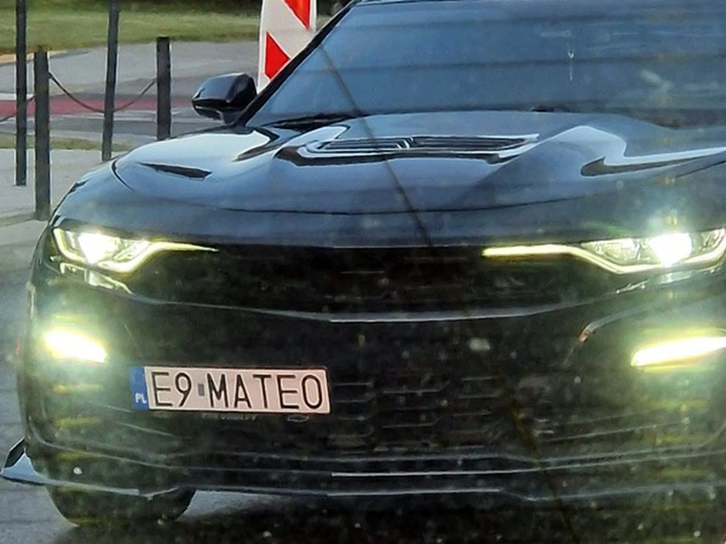 Fajny numer, blacha E9 MATEO