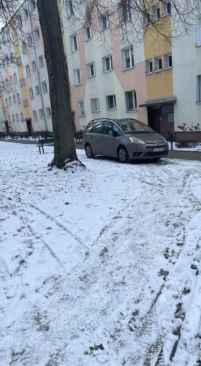 Pomyliłeś trawnik osiedlowy z parkingiem???