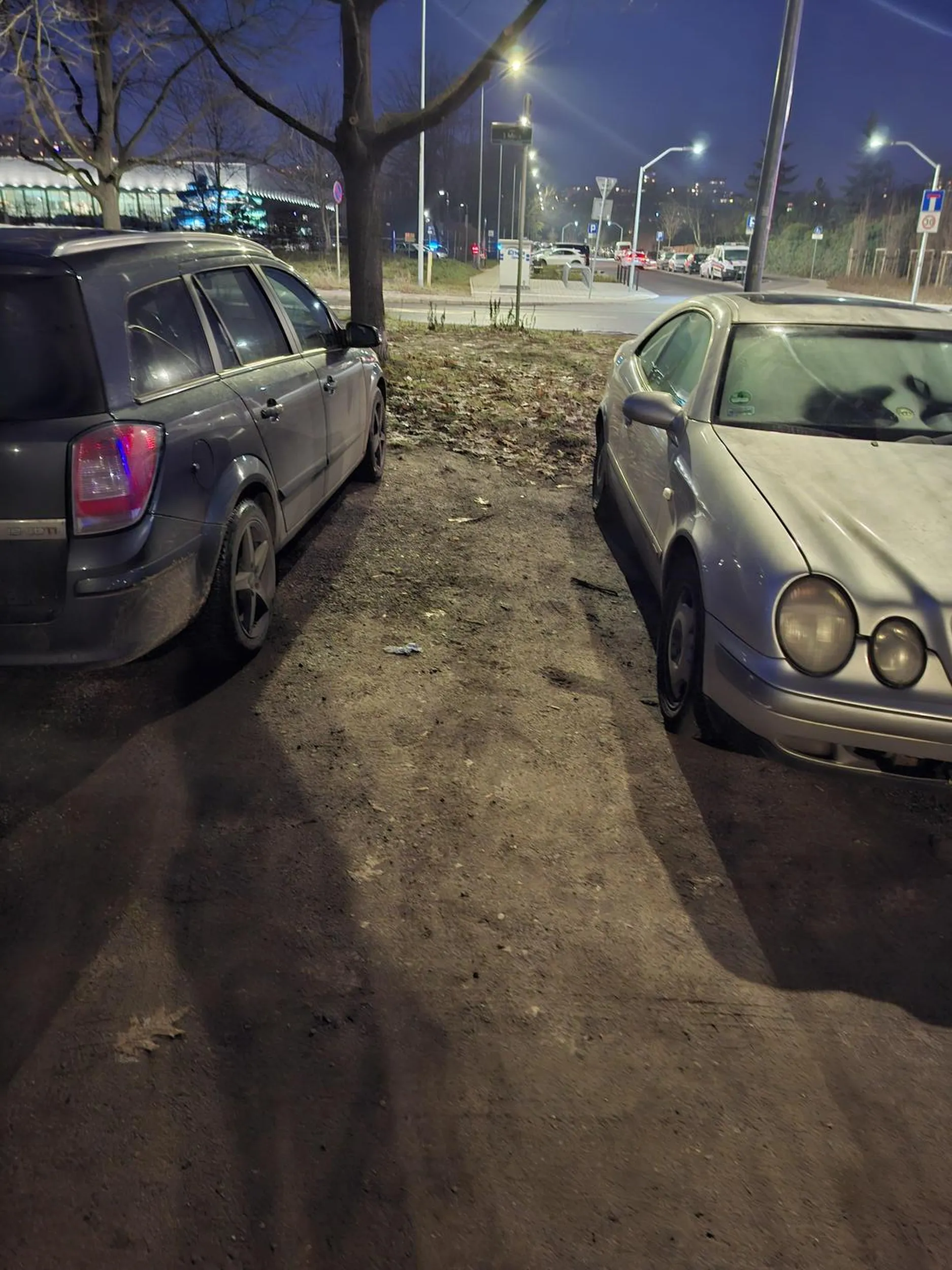 Cały chodnik zastawiony