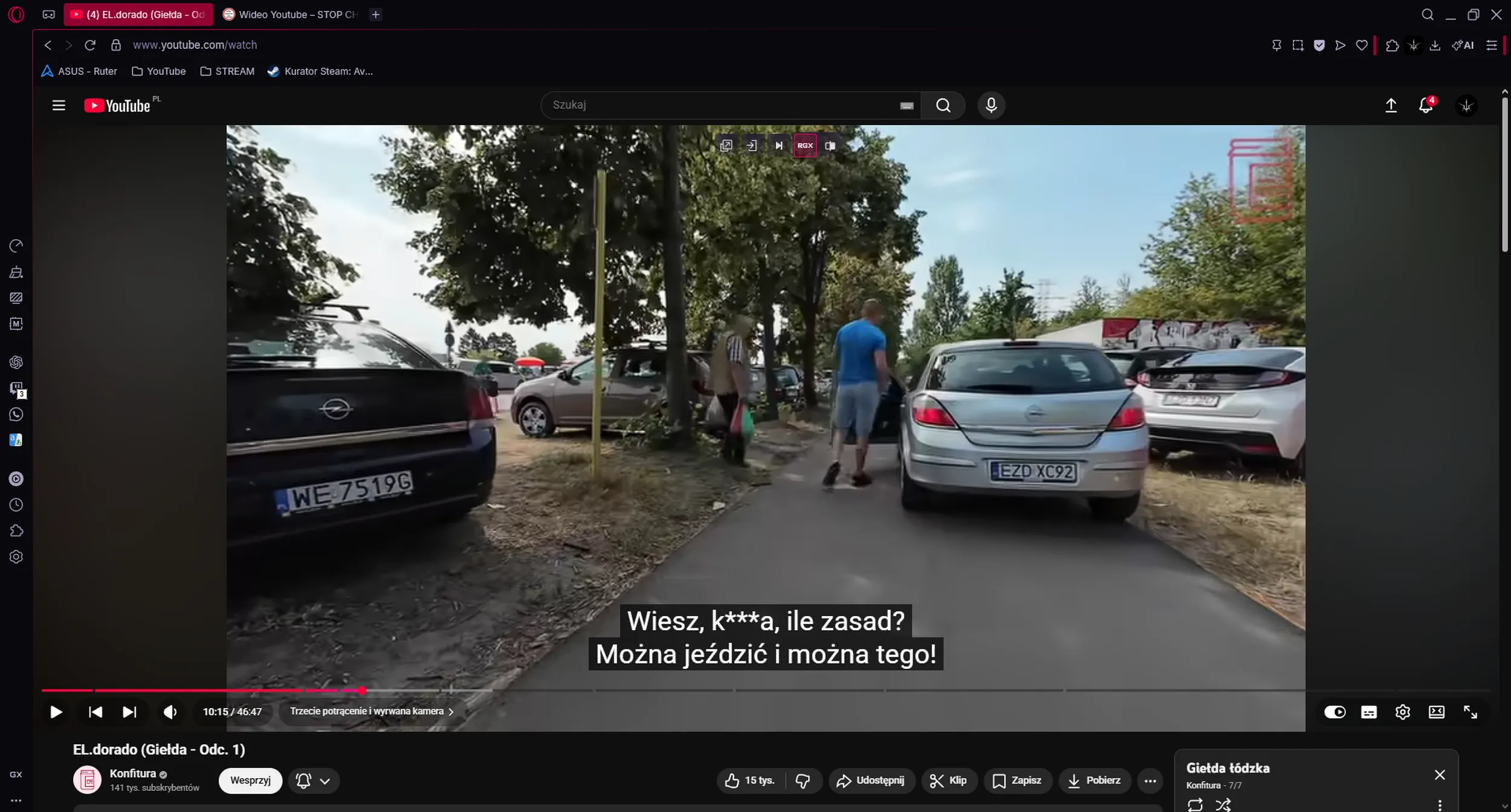 koleś co po chodnikach jeździ nagrywa swoją partnetkę nielegalnie zaimplemnetowaną kamerką i twierdzi że chodnik to ulica puki nikt nie widzi