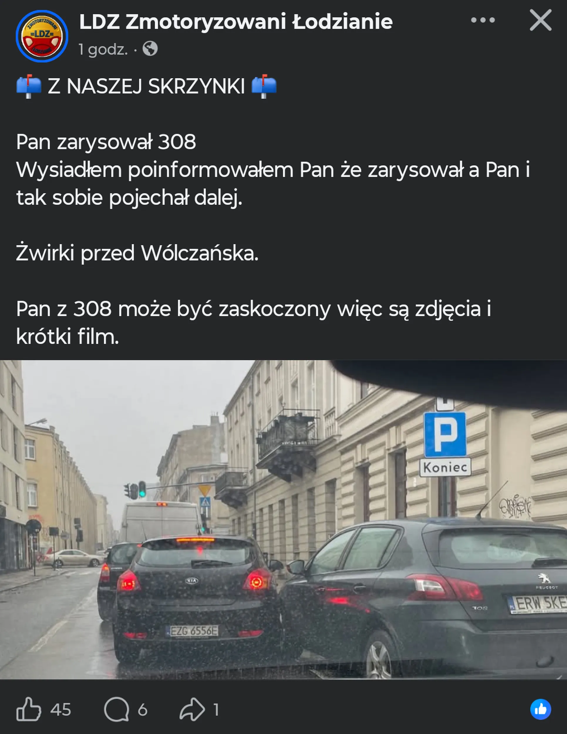 Jeździ po mieście, rysuje innym auta i odjeżdża jak gdyby nigdy nic