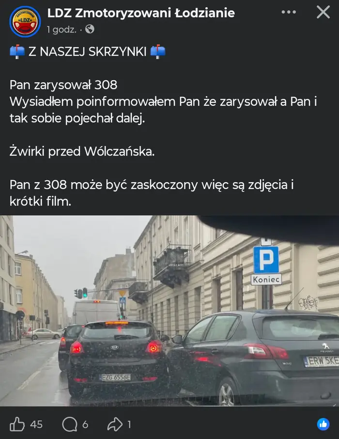 Jeździ po mieście, rysuje innym auta i odjeżdża jak gdyby nigdy nic
