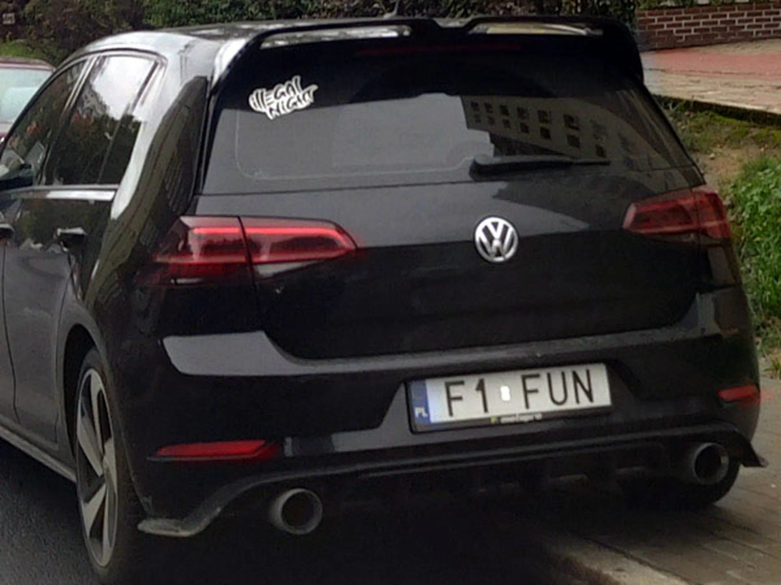 Fajny numer, blacha F1 FUN