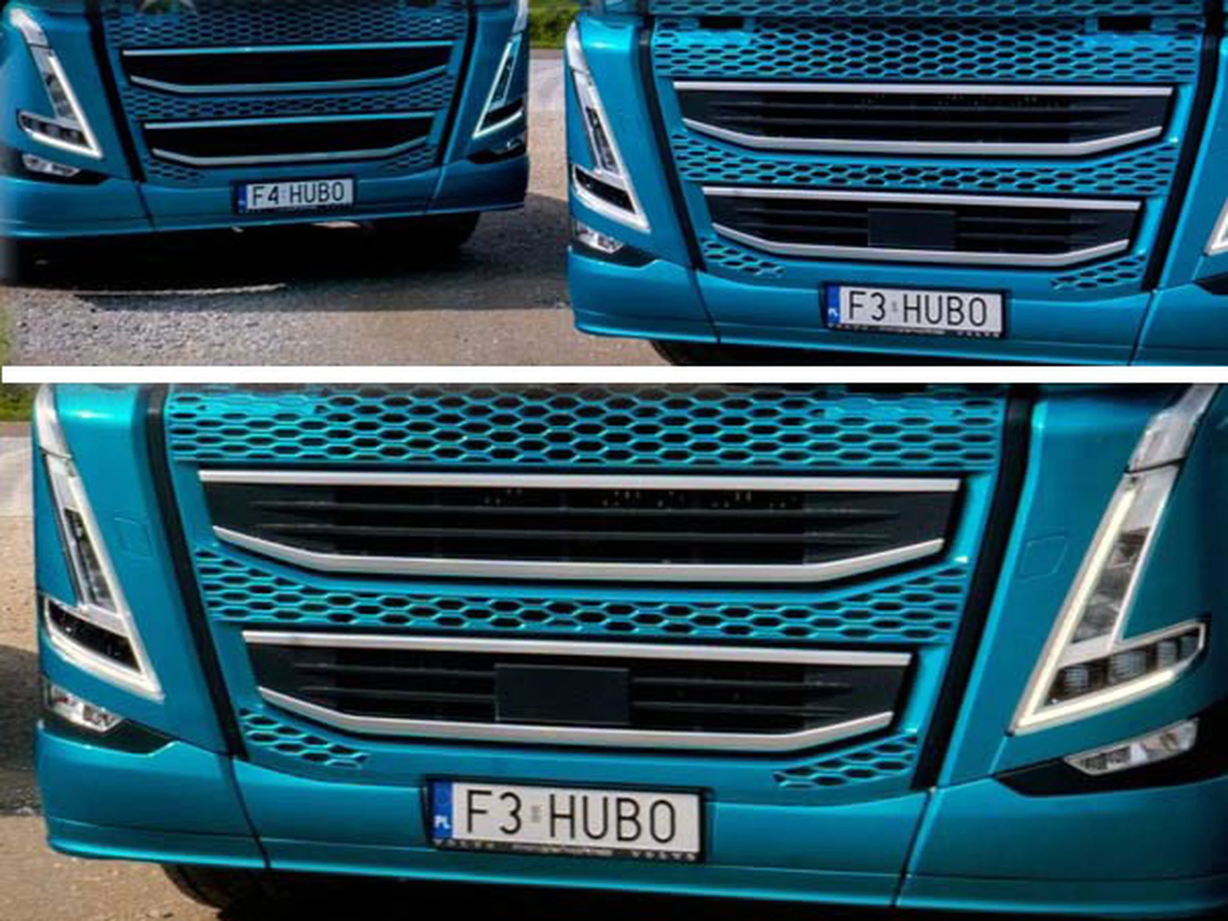 Fajny numer, blacha F3 HUBO