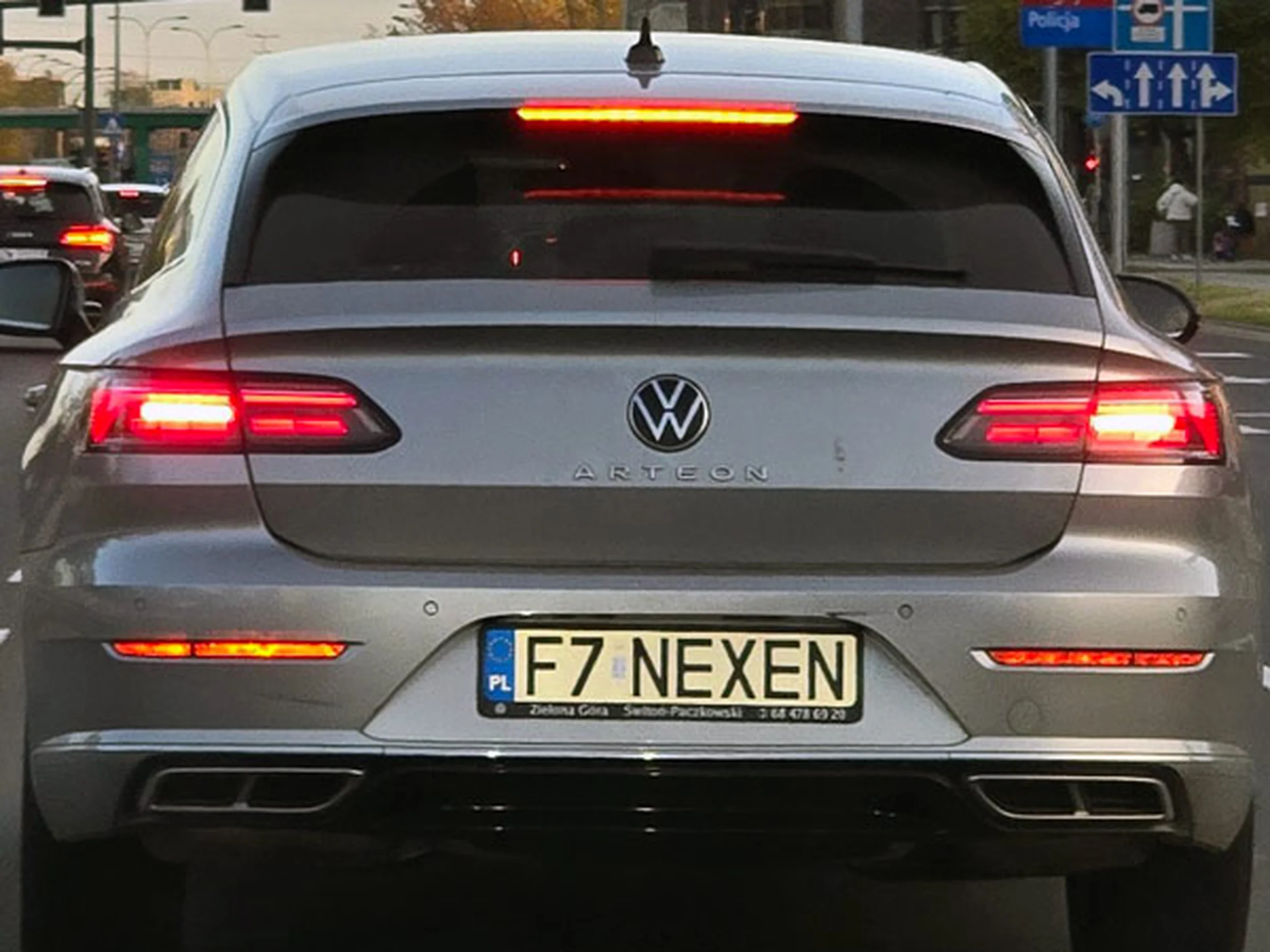 Fajny numer, blacha F7 NEXEN