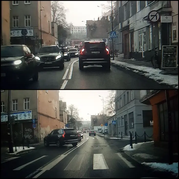 A ciebie znak zakazu i linia podwójna ciągła nie obowiązują?