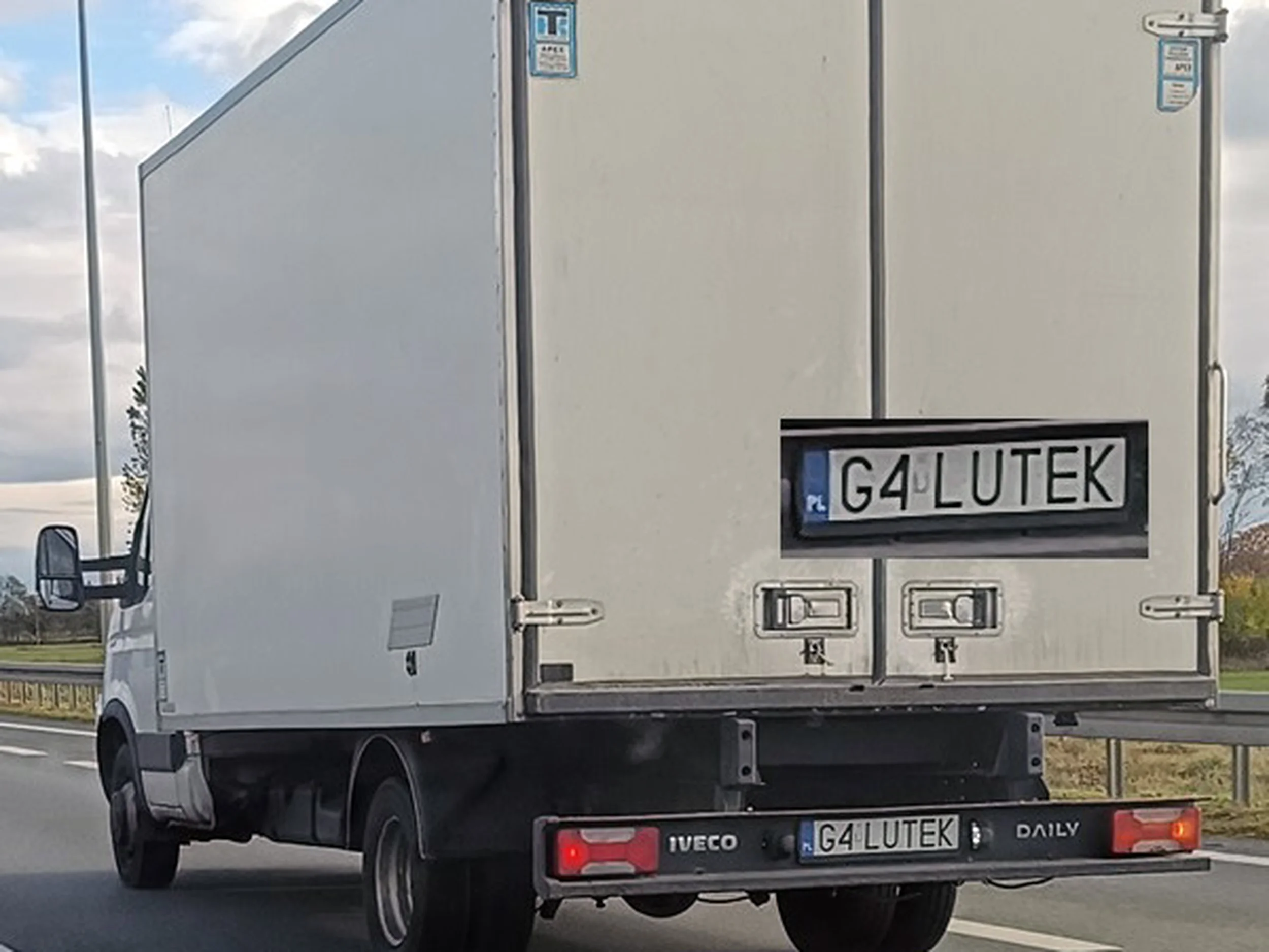 Fajny numer, blacha G4 LUTEK