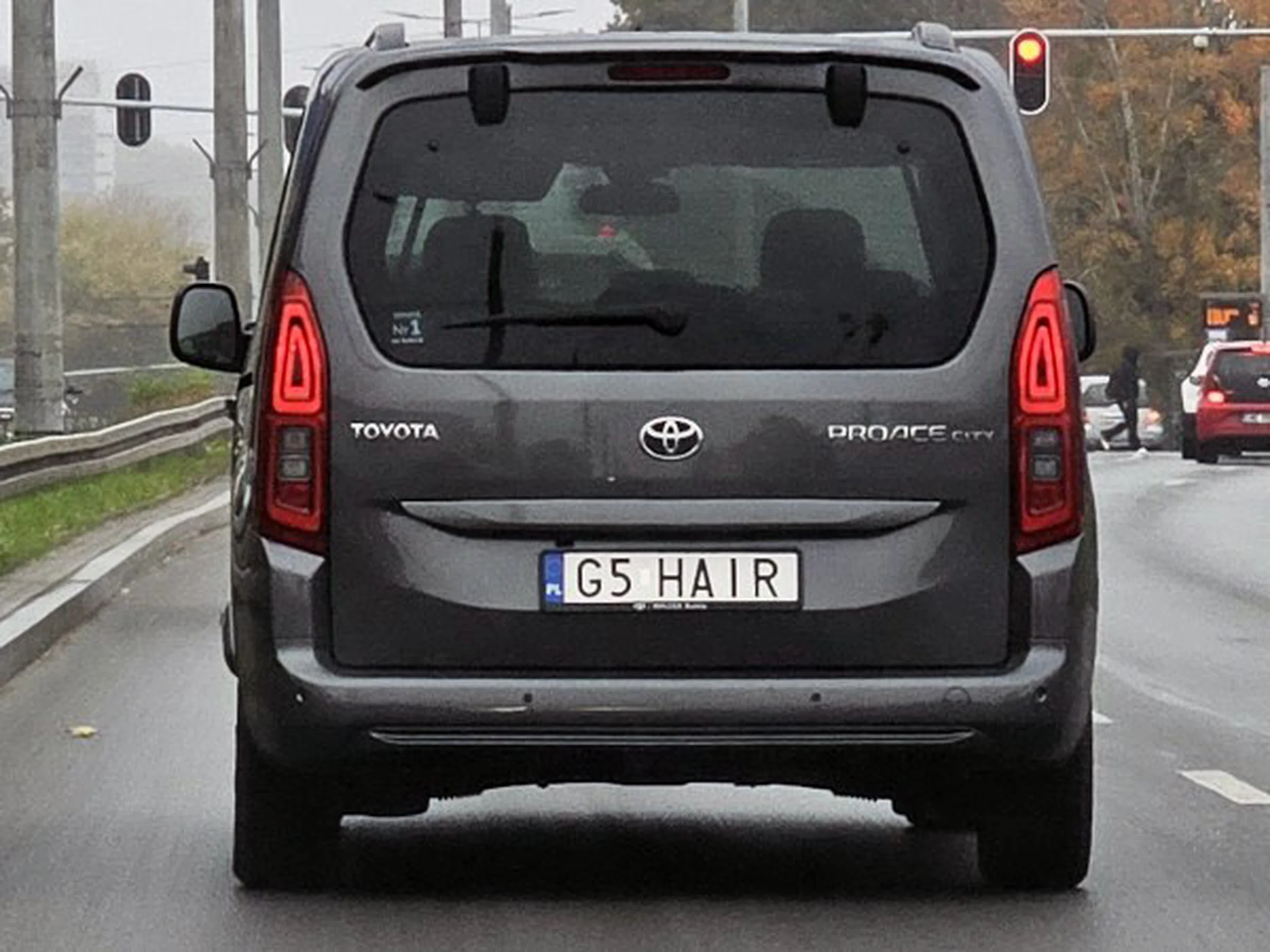 Fajny numer, blacha G5 HAIR