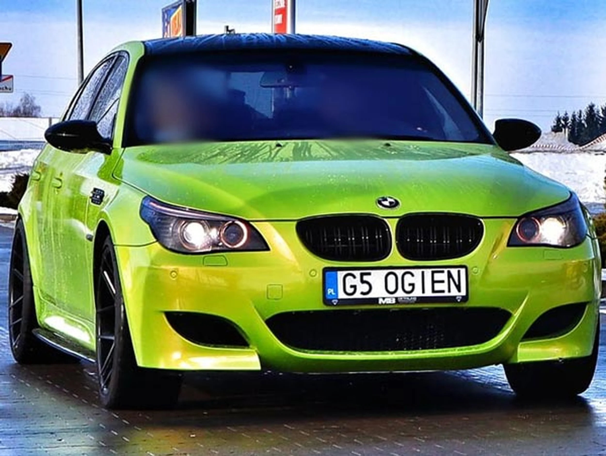 Fajny numer, blacha G5 OGIEN