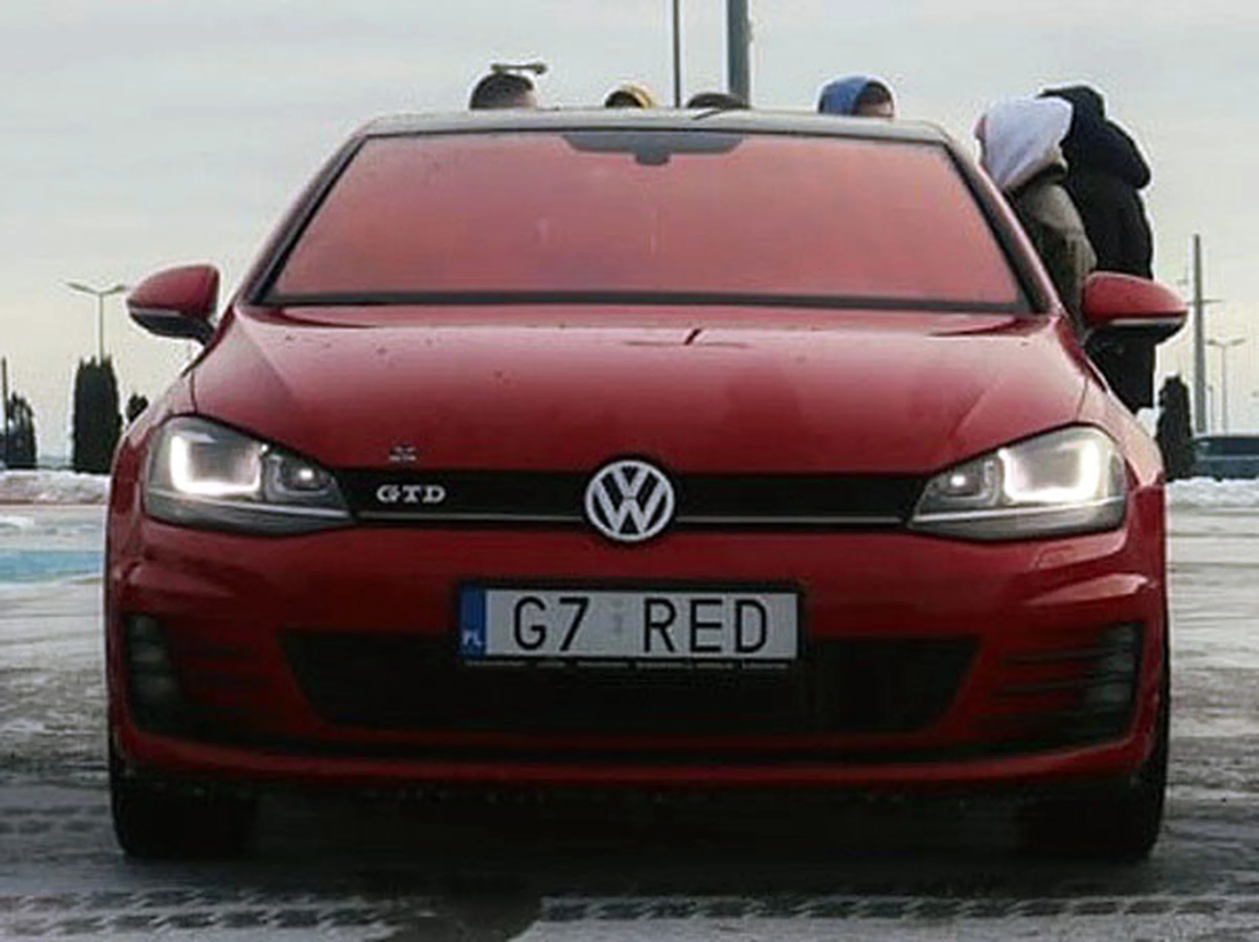 Fajny numer, blacha G7 RED