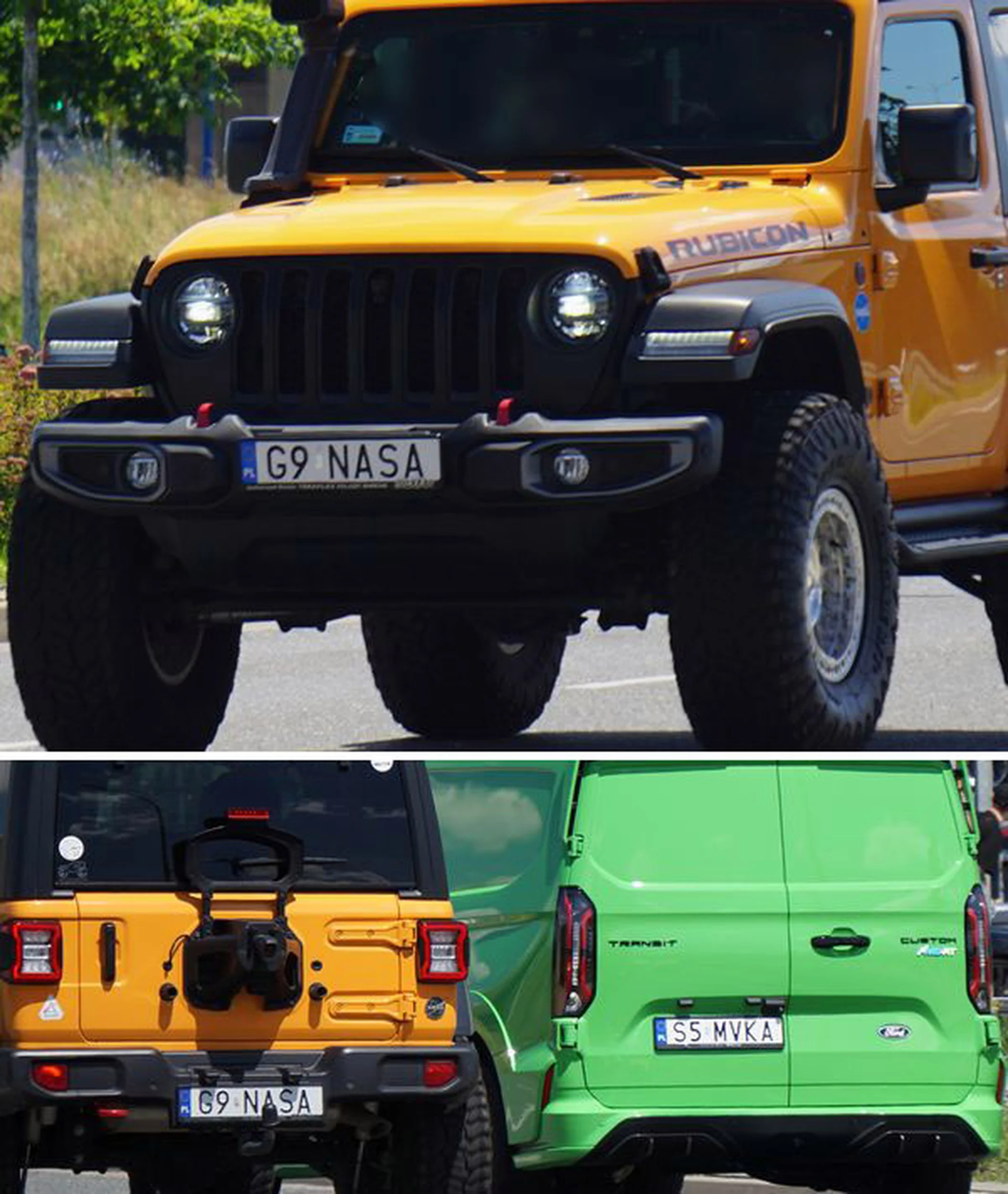 Fajny numer, blacha G9 NASA